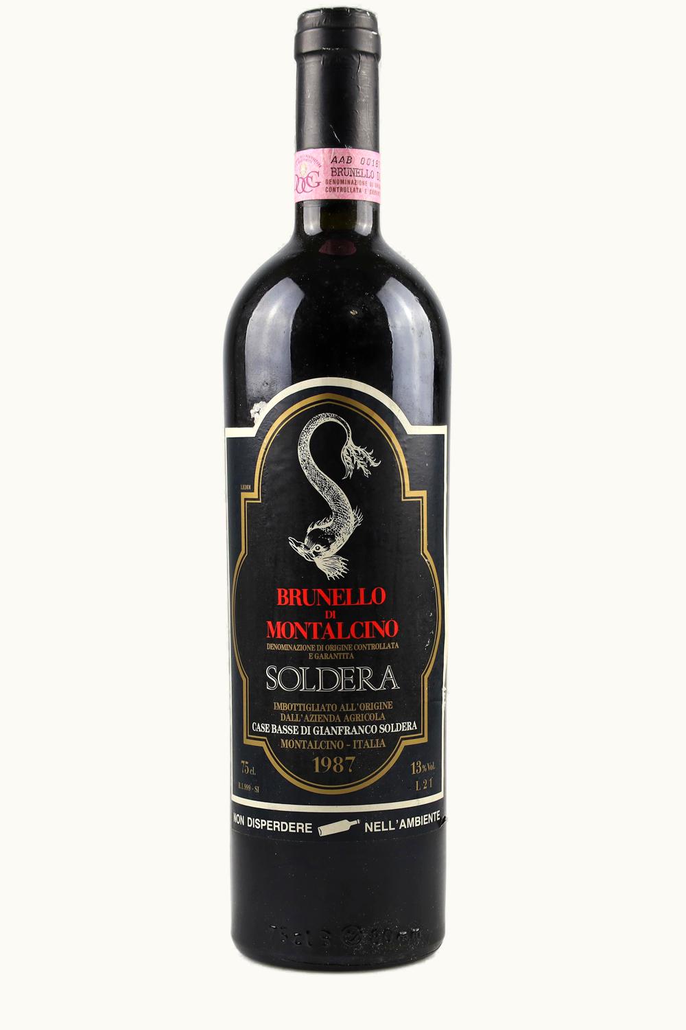 Basse di Gianfranco Soldera Brunello Montalcino, DOCG, Tuscany IGP, Italy, 1987