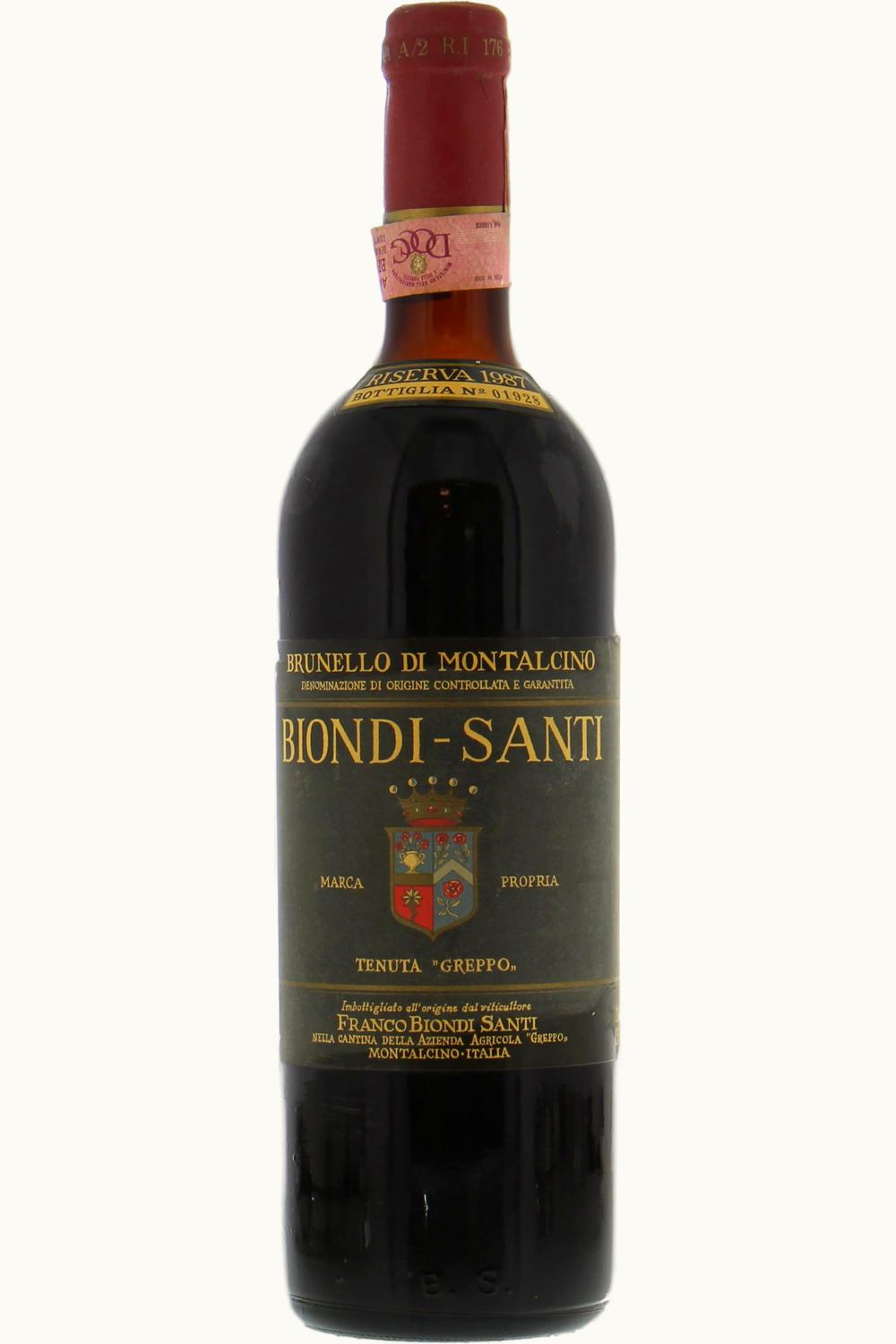 Biondi Santi Biondi Santi RSRV DOCG Brunello di Montalcino, Tuscany, Italy, 1987