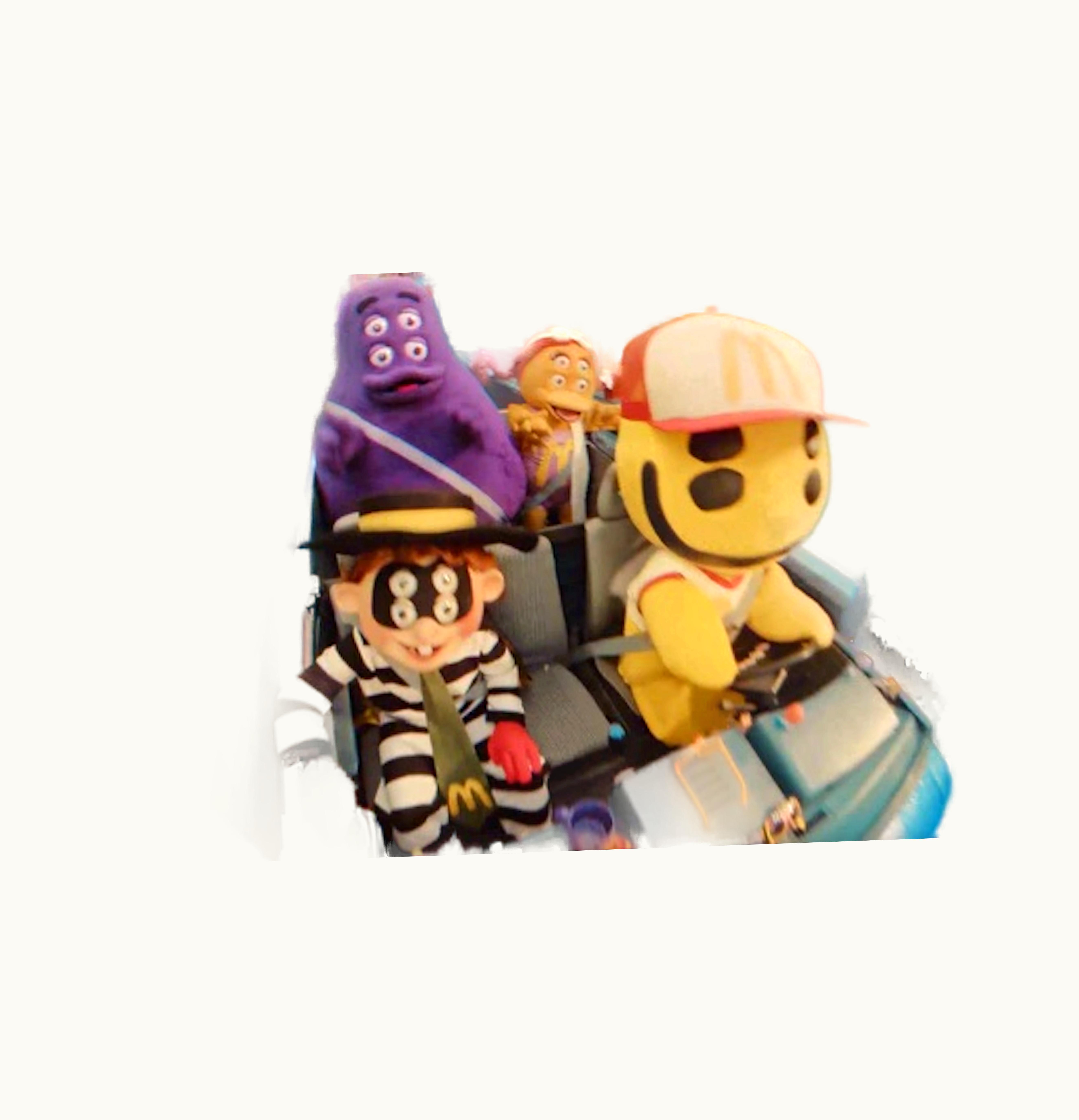 Cactus Plant Flea Market Cactus Plant Flea Market x McDonalds Hamburglar Grimace Birdle The Early Bird Cactus Buddy Set of 4 Plush