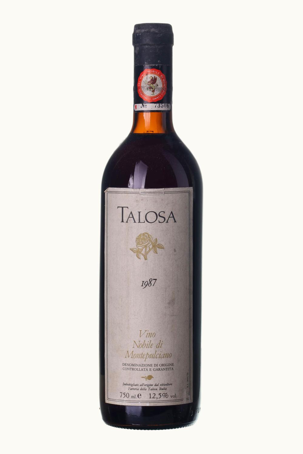 Fattoria della Talosa Fattoria della Talosa DOCG Nobile di Montepulciano Tuscany Italy, 1987