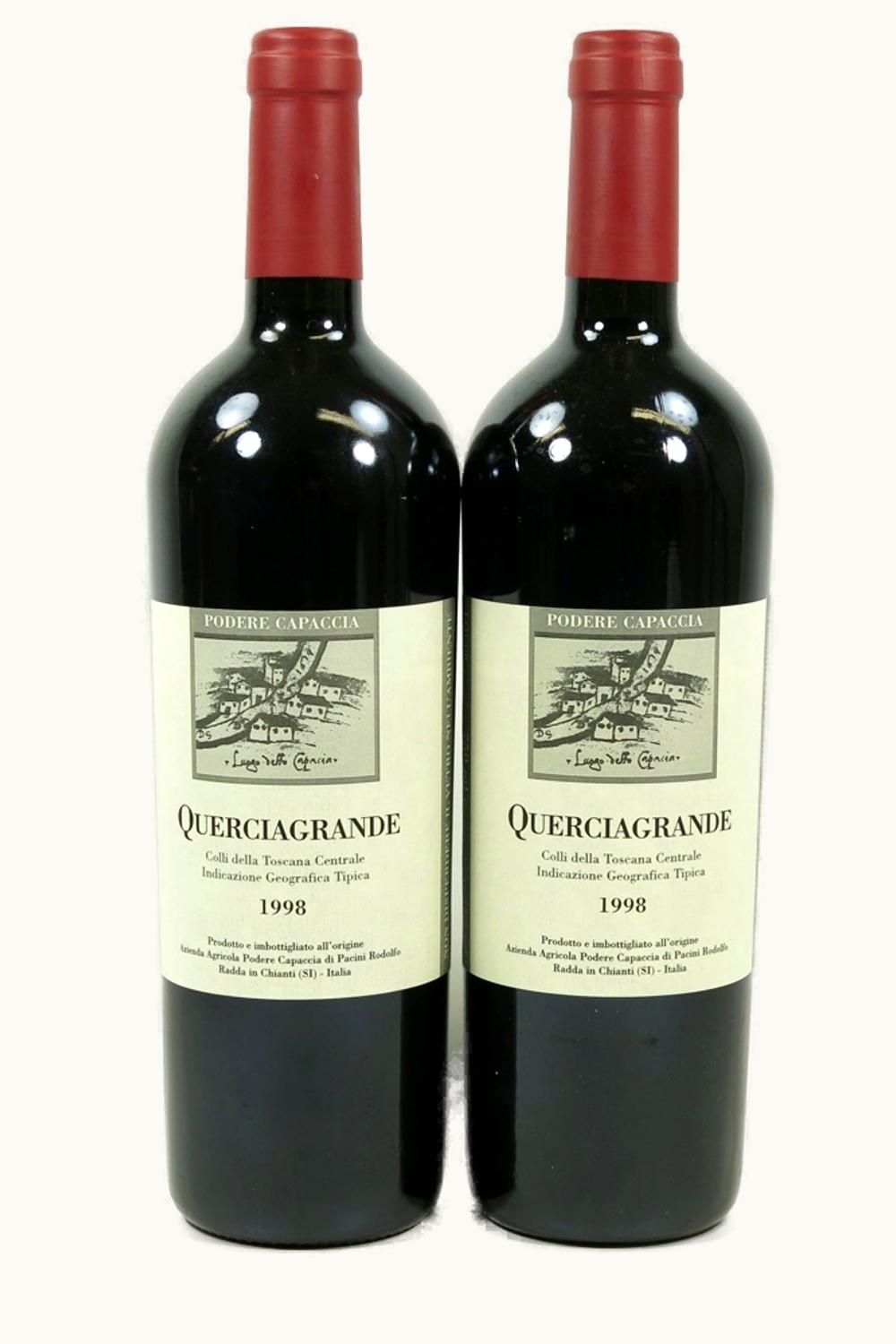 La Cariola La Cariola Podere Capaccia Quercia Grand Colli della Tuscany Central IGP Italy, 1987