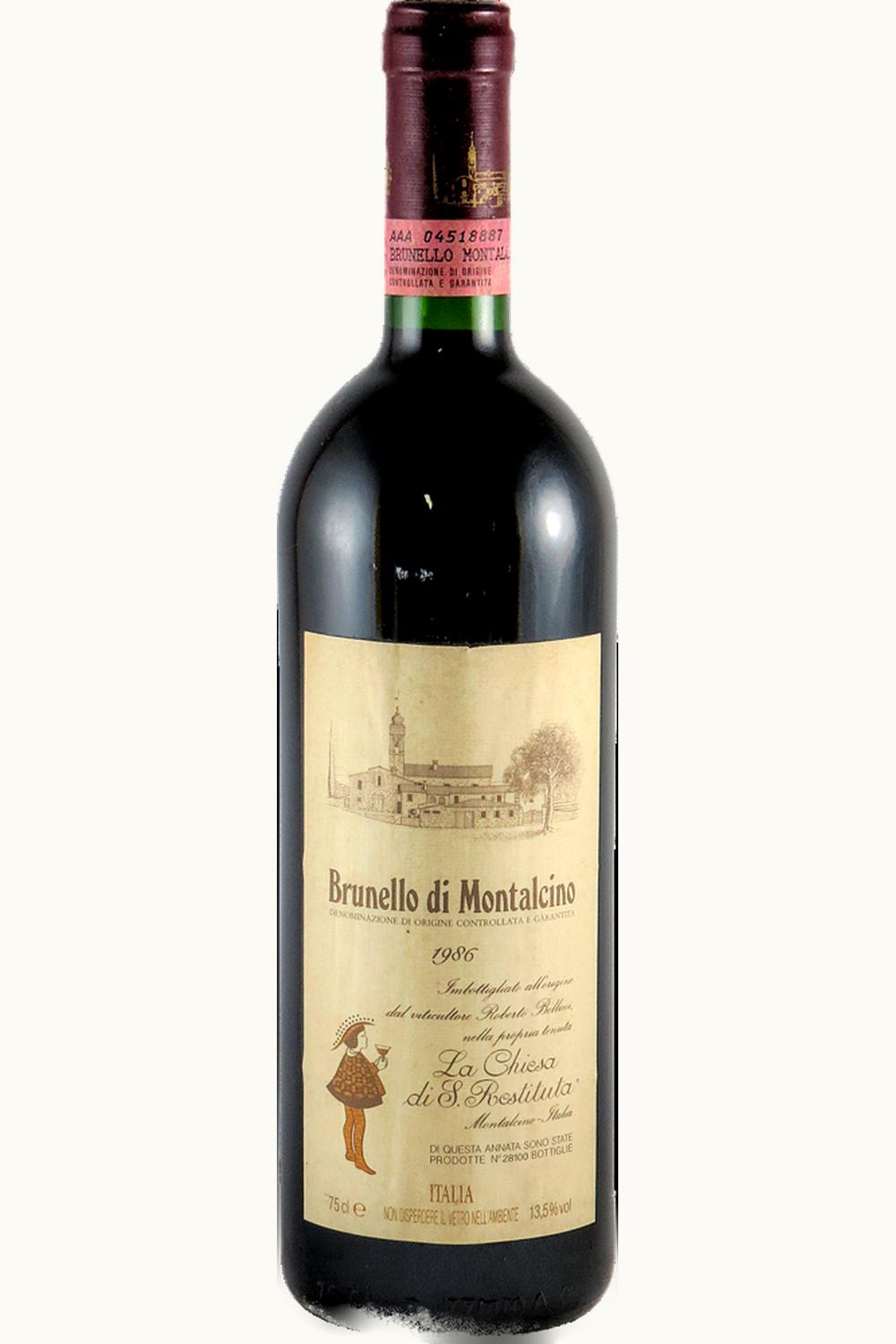 La Chiesa di Santa Restituta La Chiesa di Santa Restituta Brunello Montalcino DOCG, 1986