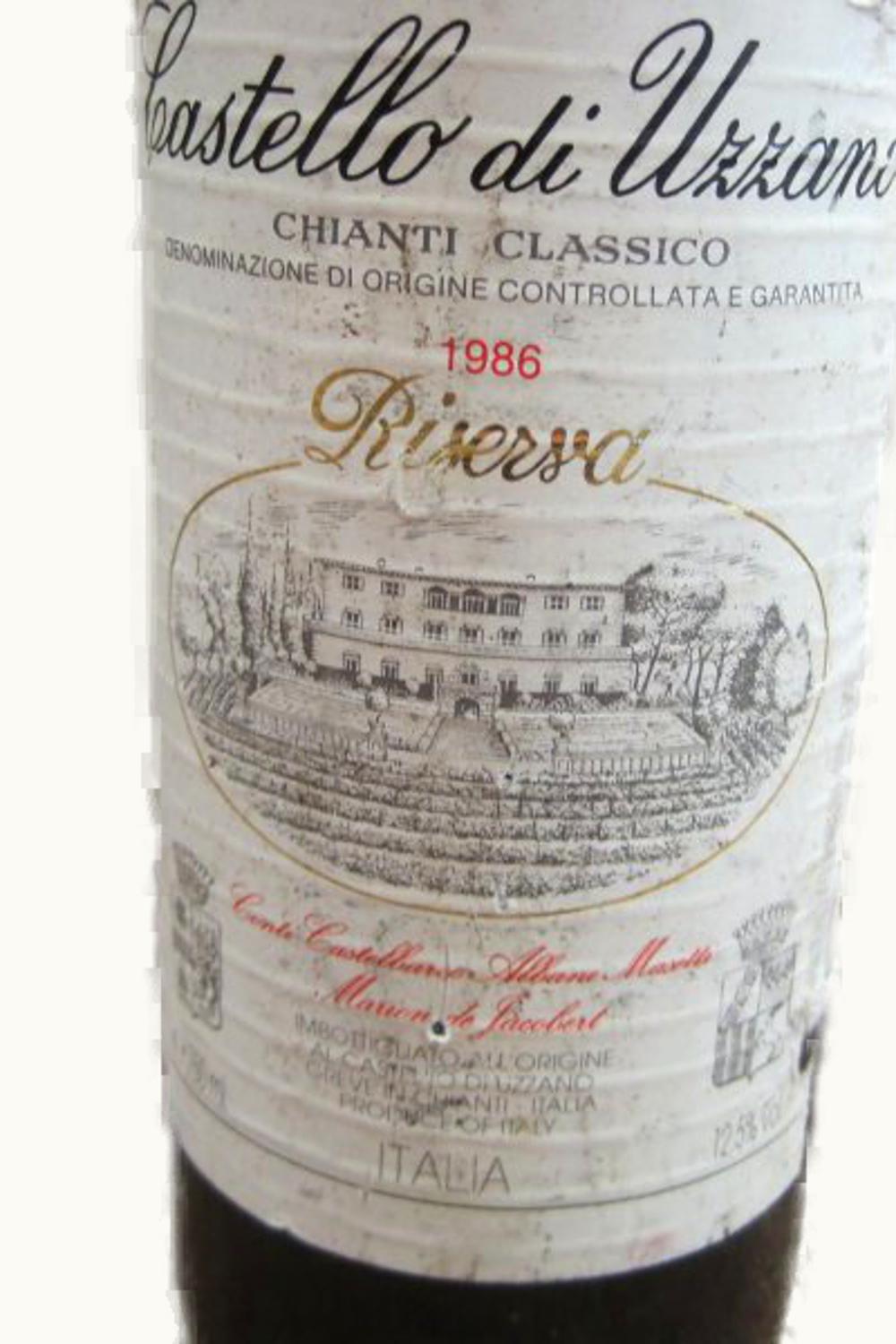 Castello di Uzzano Castello di Uzzano Riserva DOCG Chianti Classico, 1986