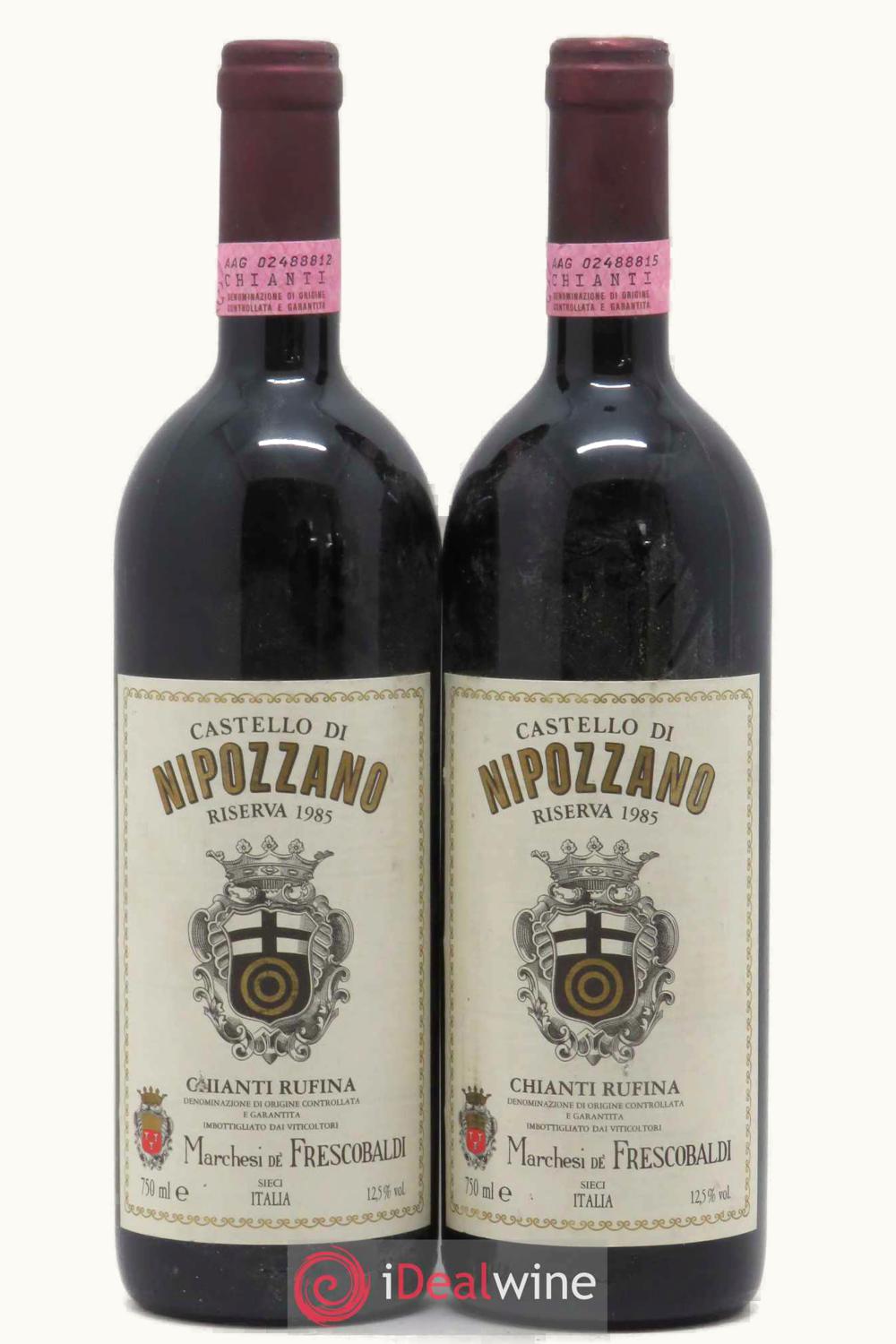 Marchesi Frescobaldi Marchesi Frescobaldi Castello di Nipozza RSRV DOCG Chianti Rufina Tuscany Italy, 1985