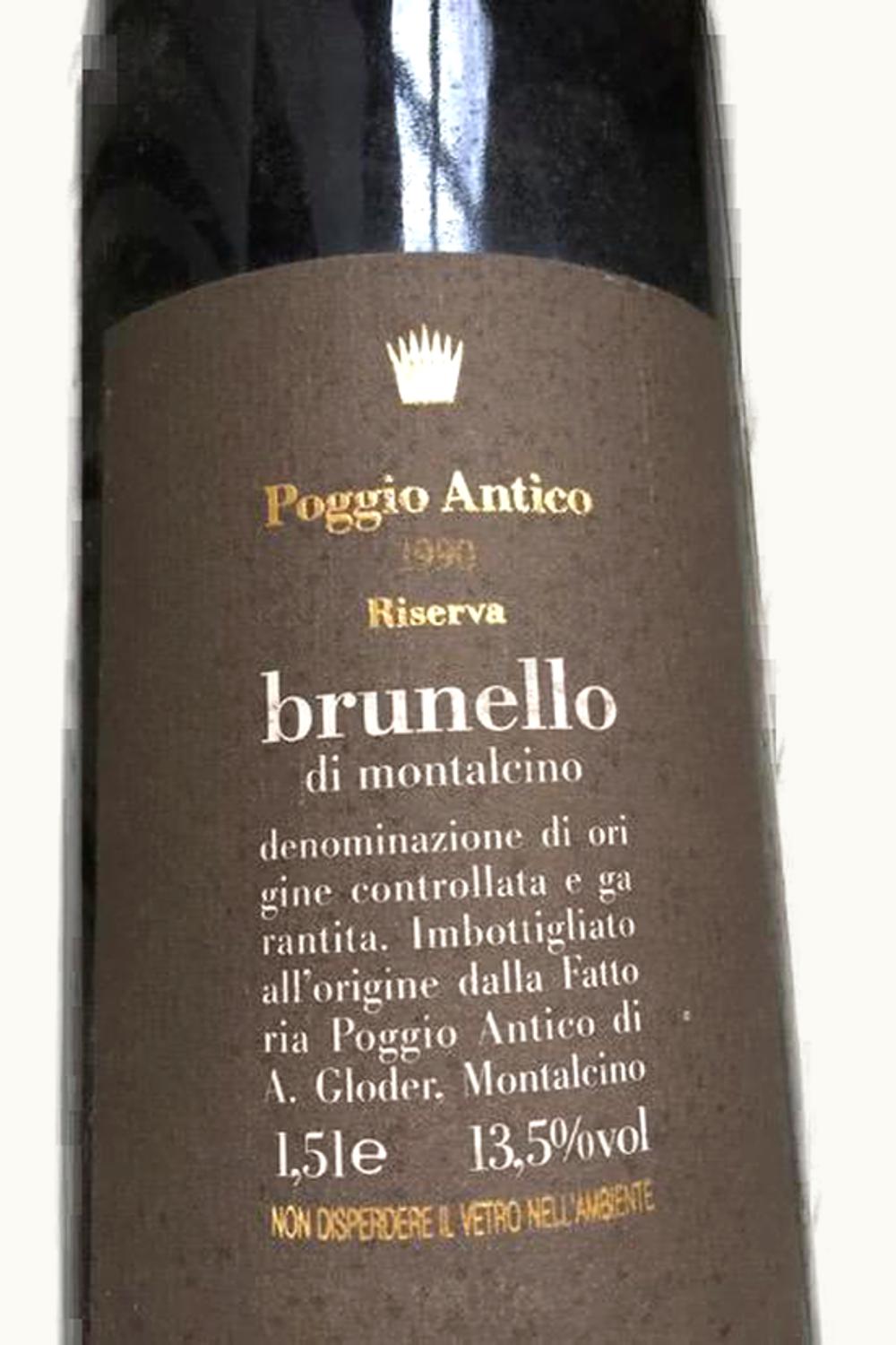 Poggio Antico RSRV DOCG Brunello di Montalcino Tuscany Italy, 1985