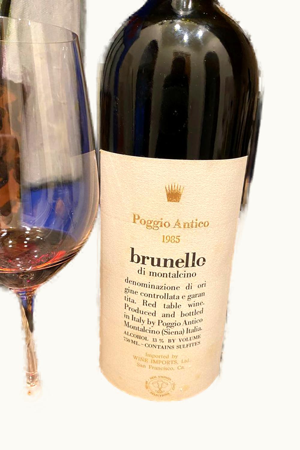 Poggio Antico Altero DOCG Brunello di Montalcino Tuscany Italy, 1985