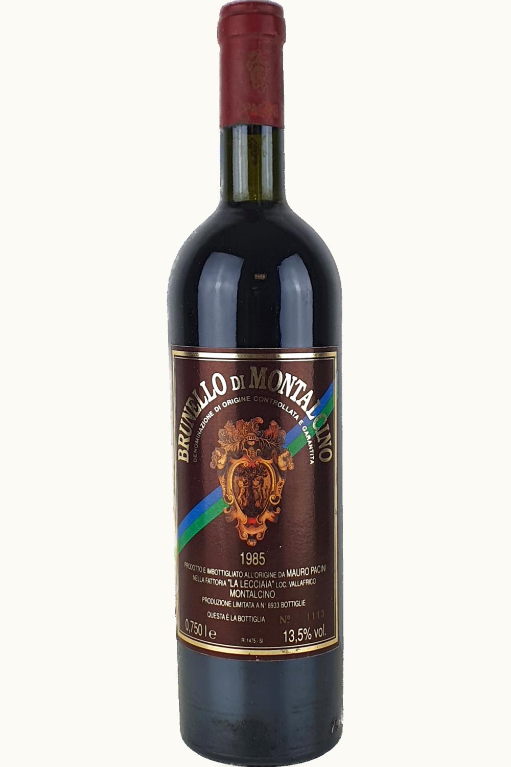 Fattoria La Lecciaia Fattoria La Lecciaia DOCG Brunello di Montalcino Tuscany Italy, 1985