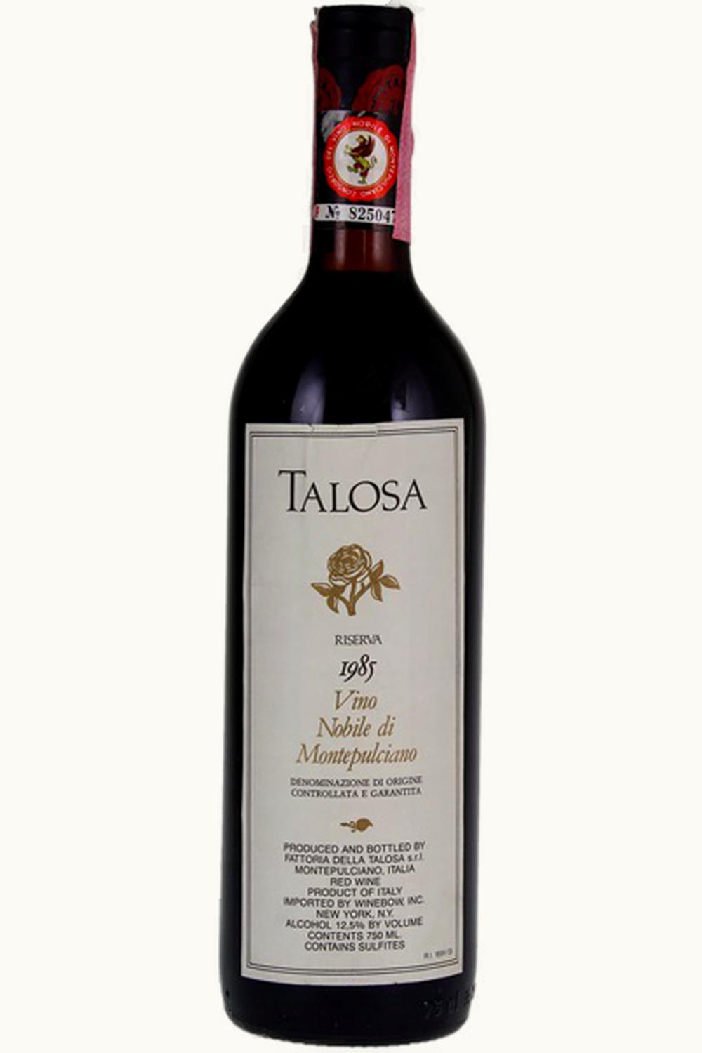 Fattoria della Talosa Fattoria della Talosa Nobile di Montepulciano Riserva, 1985