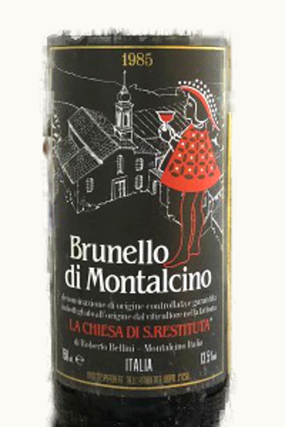 La Chiesa di Santa Restituta La Chiesa di Santa Restituta Brunello Montalcino, 1985