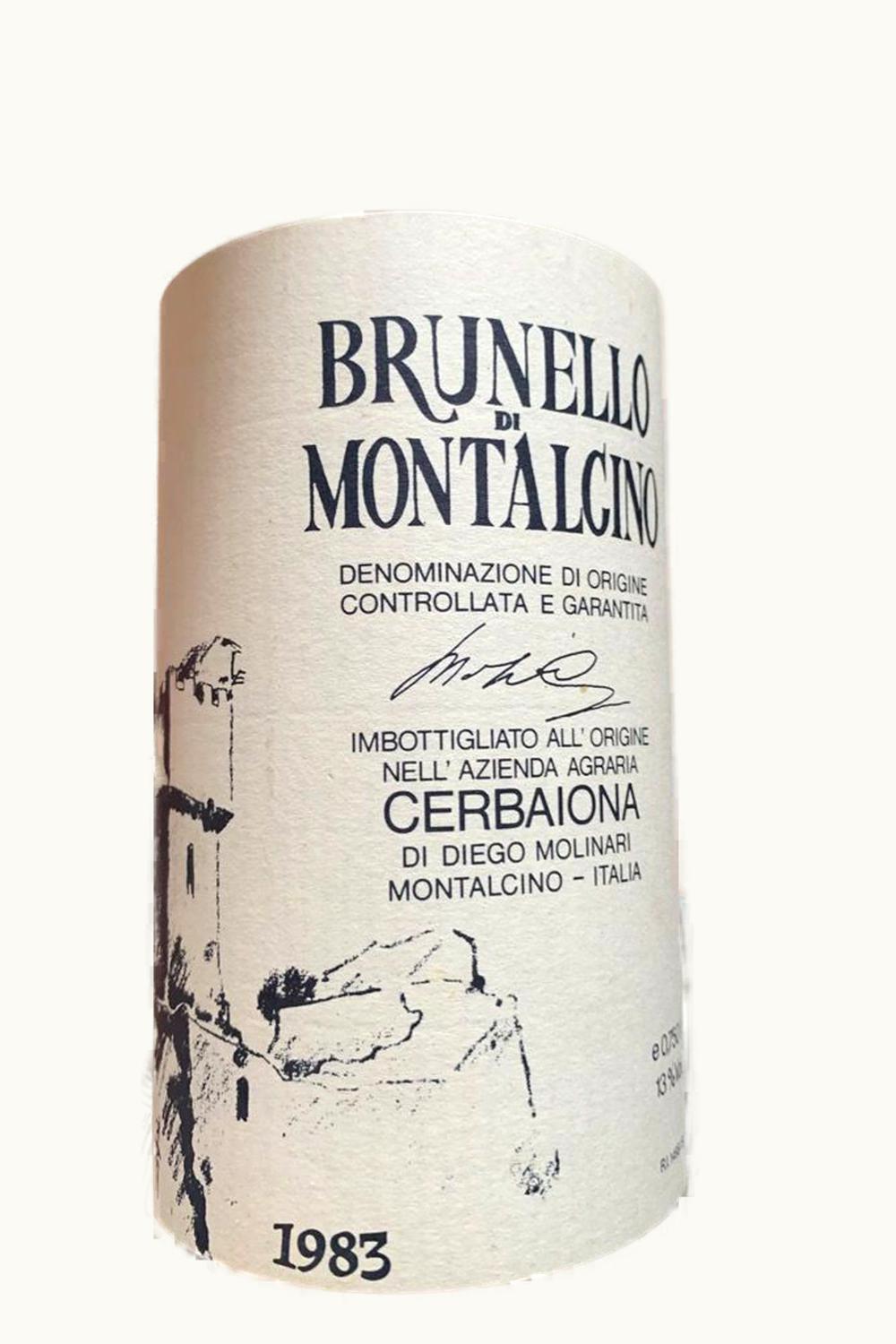 Cerbaiona Brunello Montalcino, 1983