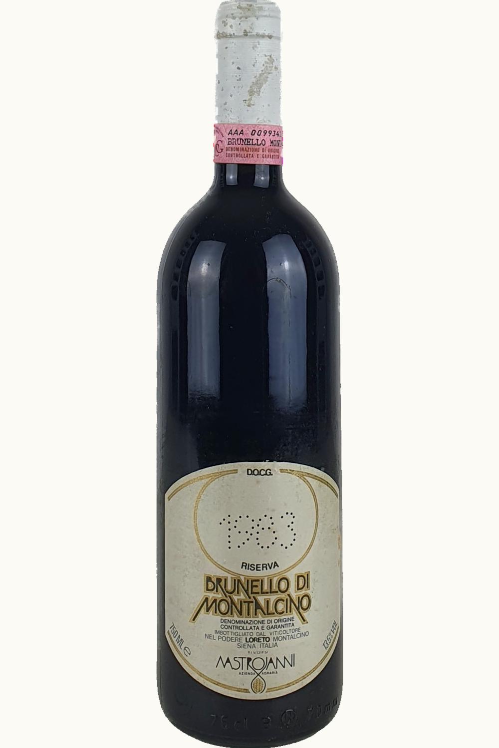Mastrojanni RSRV Brunello di Montalcino, 1983