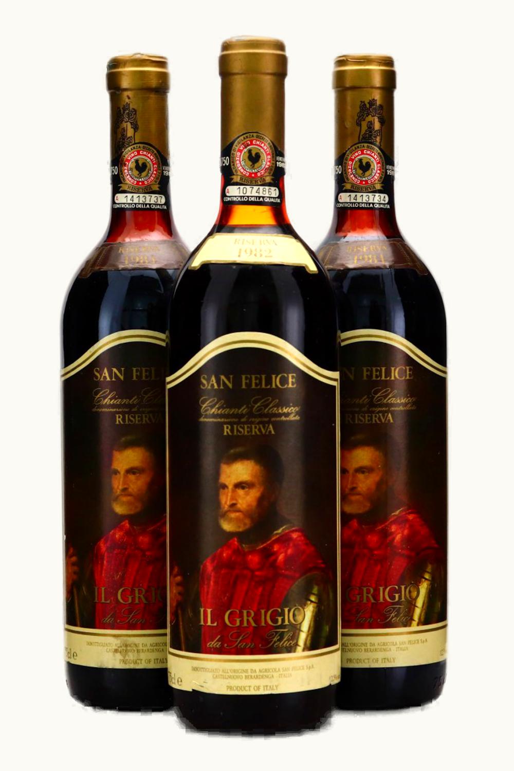 St. Felice St. Felice Grigio da RSRV Chianti Classico, 1982