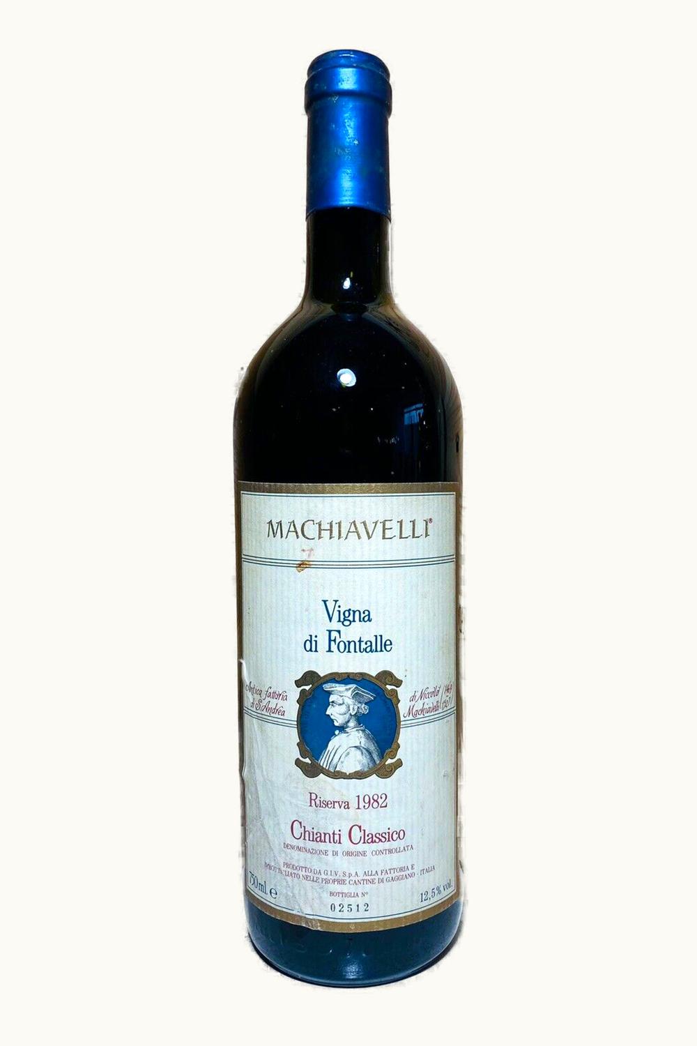 Macchiavelli VIgna di Fontalle RSRV Chianti Classico, 1982