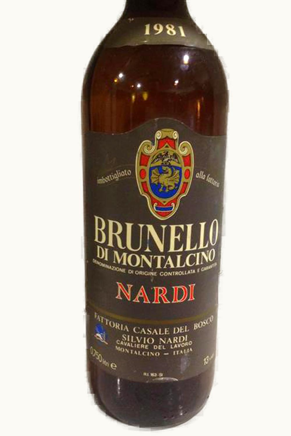 Tenute Silvio Nardi Brunello di Montalcino, 1981