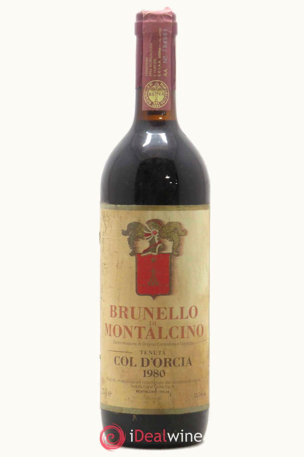 Tenute Col d'Orcia Tenute Col d'Orcia RSRV Brunello di Montalcino, 1980
