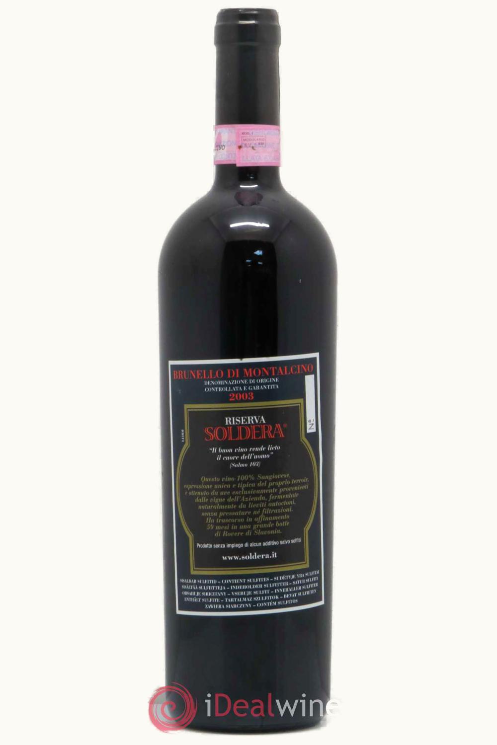 Basse di Gianfranco Soldera Brunello Montalcino RSRV, 1980
