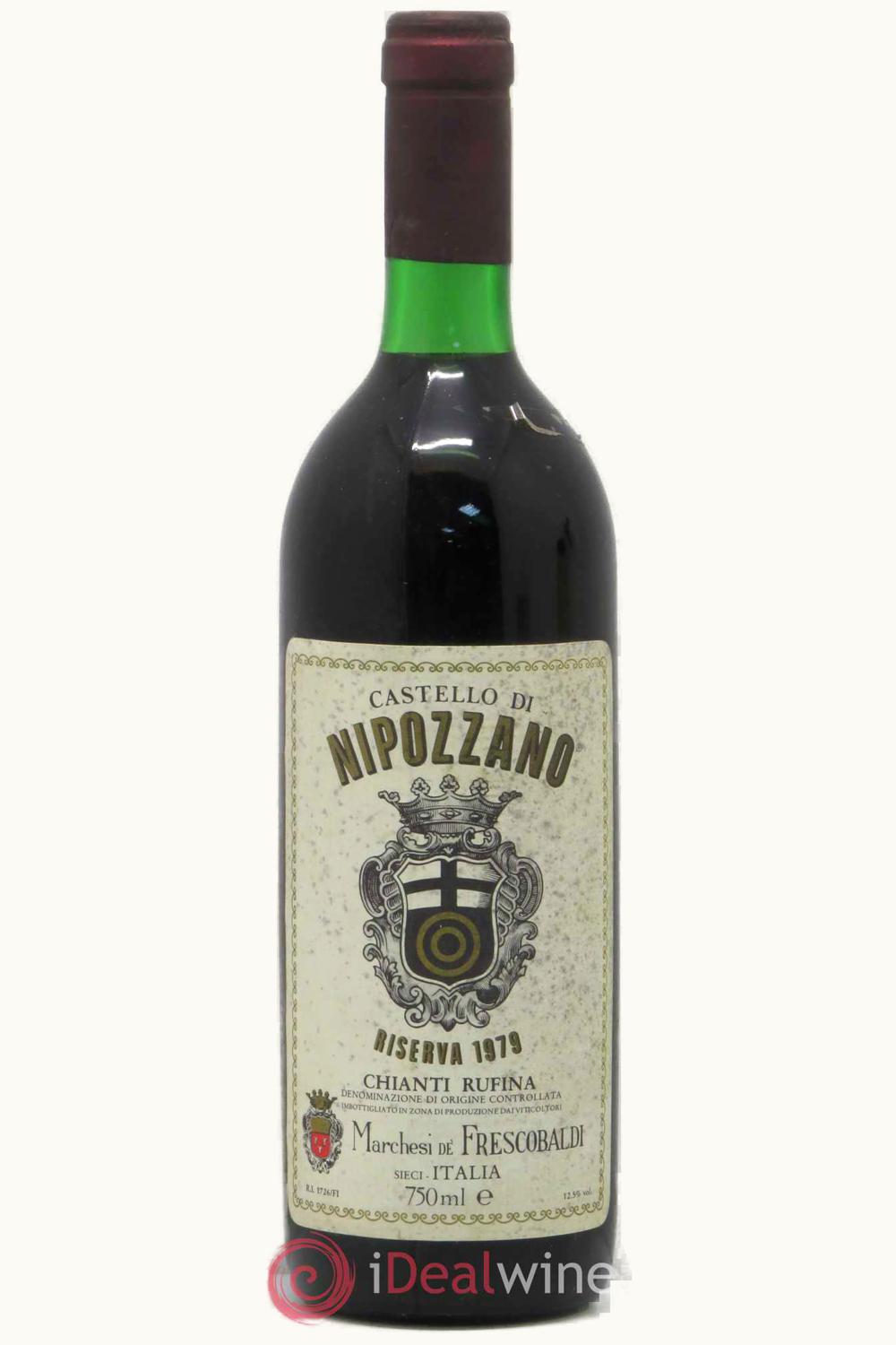Marchesi Frescobaldi Marchesi Frescobaldi Castello di Nipozza RSRV Chianti Rufina, 1979