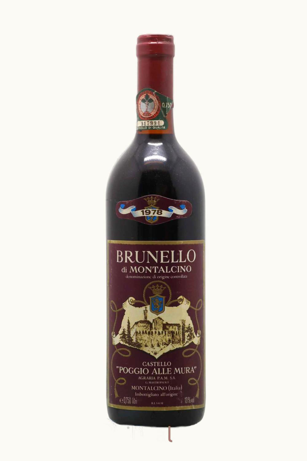 Castello Banfi Poggio alle Mura DOCG Brunello di Montalcino, 1978