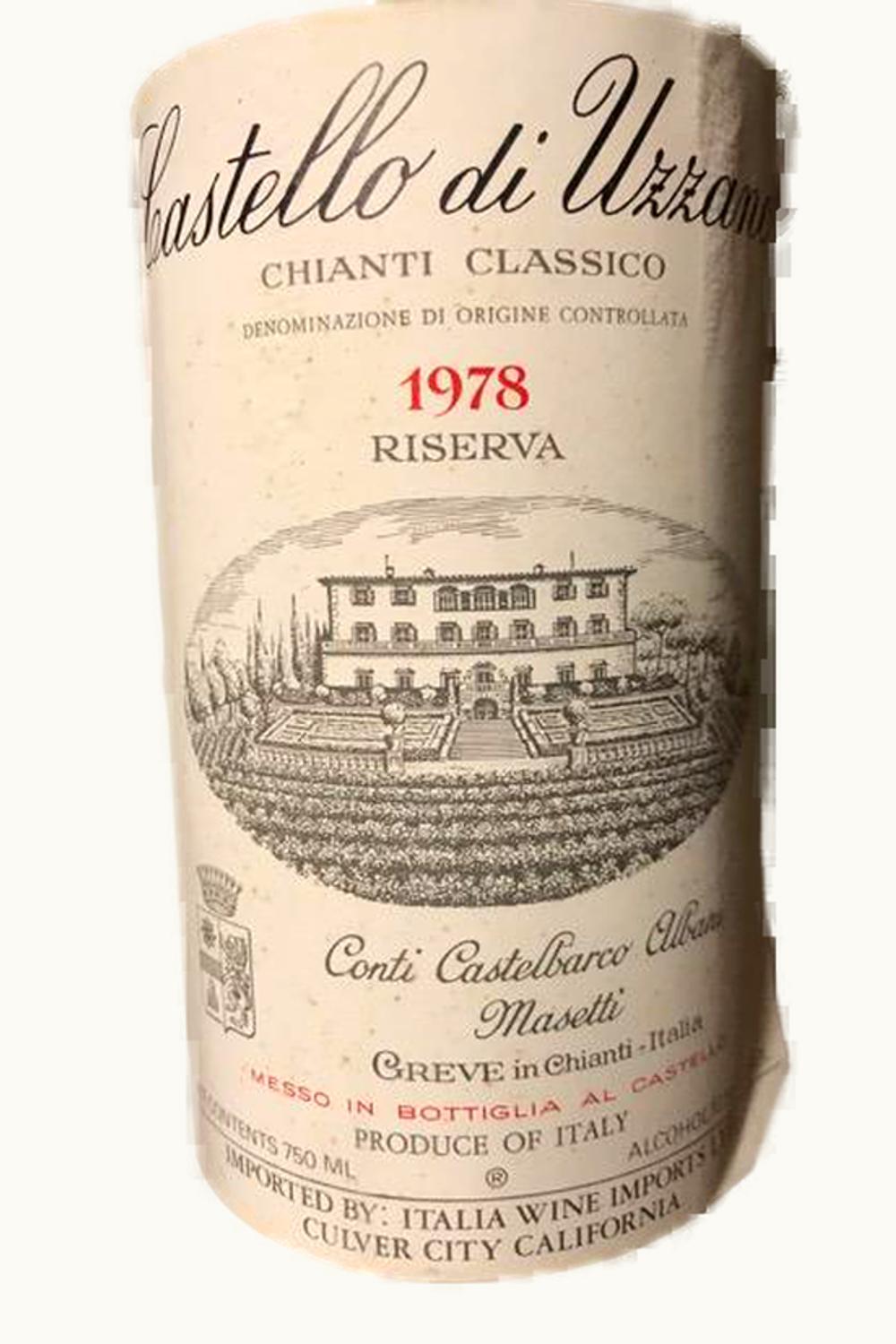 Castello di Uzzano Castello di Uzzano RSRV DOCG Chianti Classico, 1978