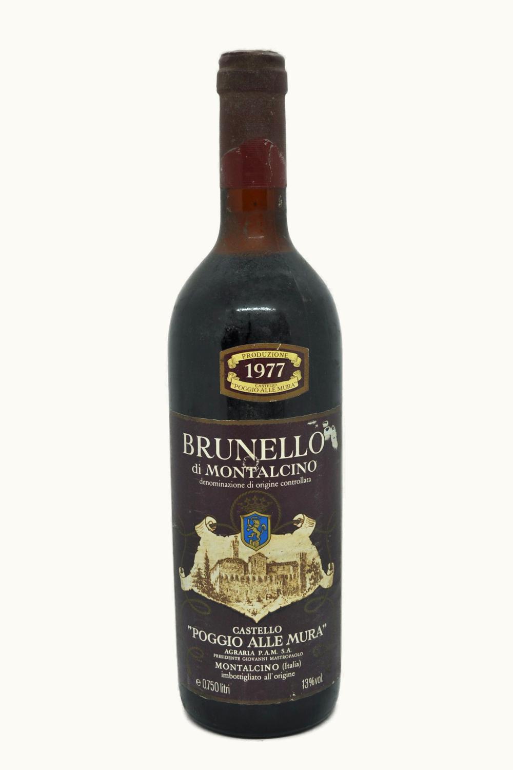 Castello Banfi Poggio alle Mura DOCG Brunello di Montalcino, 1977