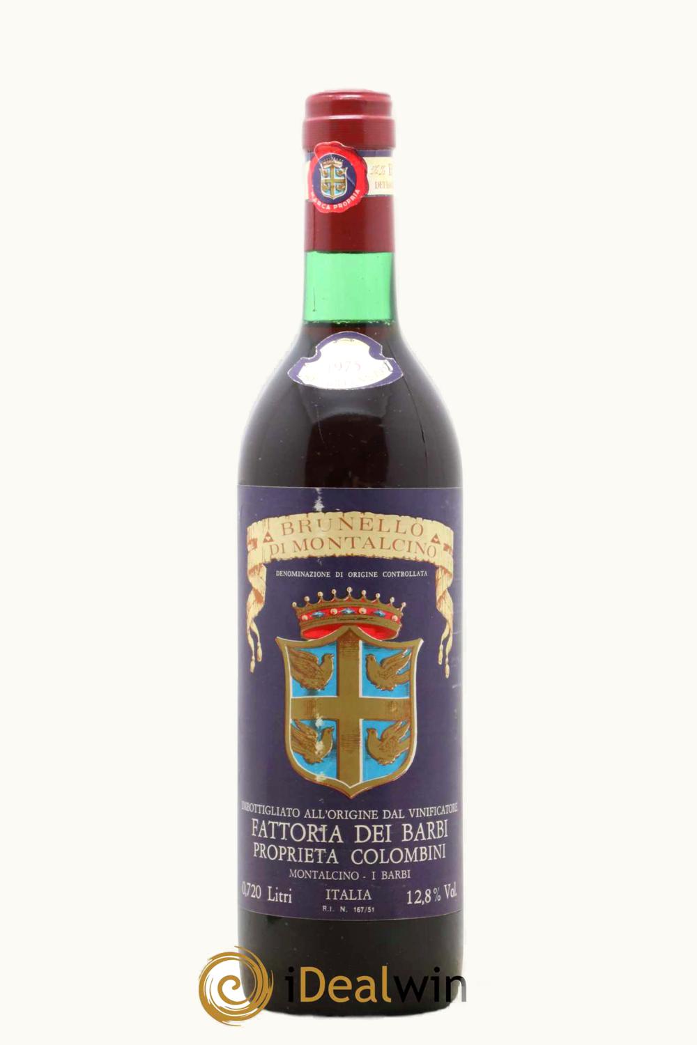 Fattoria dei Barbi DOCG Brunello di Montalcino, 1975