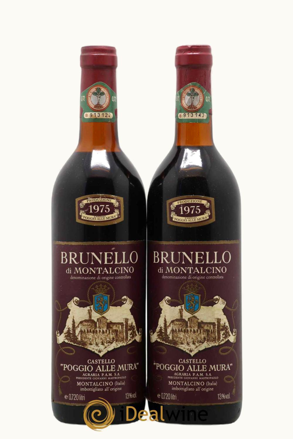 Castello Banfi Poggio alle Mura DOCG Brunello di Montalcino, 1975