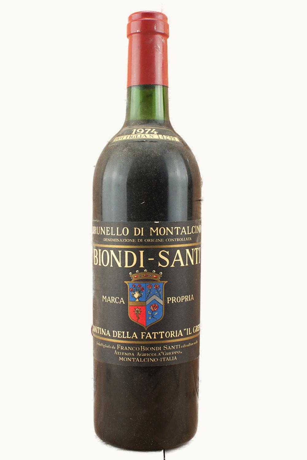 Biondi Santi DOCG Brunello di Montalcino, 1974