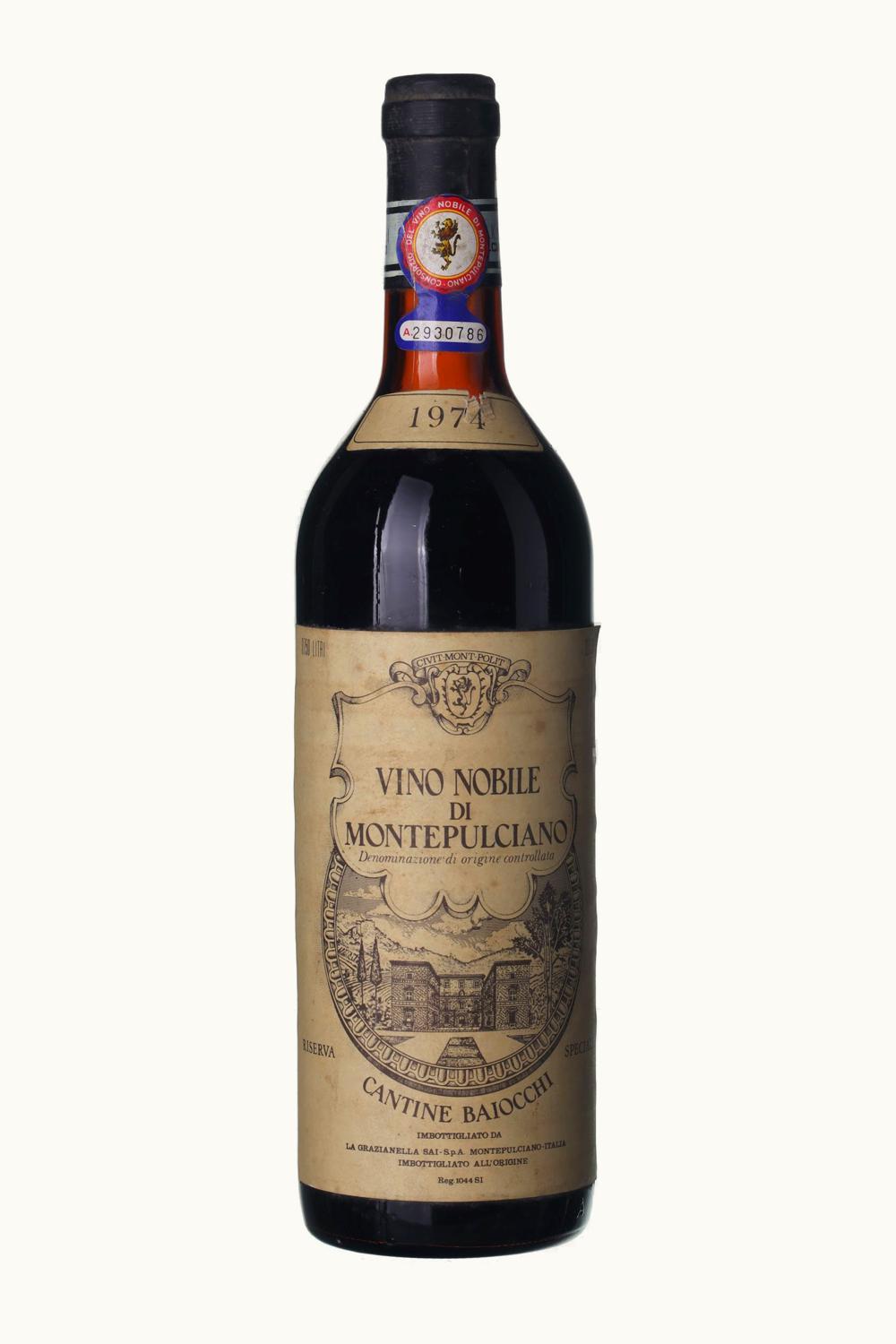 Tenute Baiocchi Tenute Baiocchi RSRV DOCG Nobile di Montepulciano, 1974