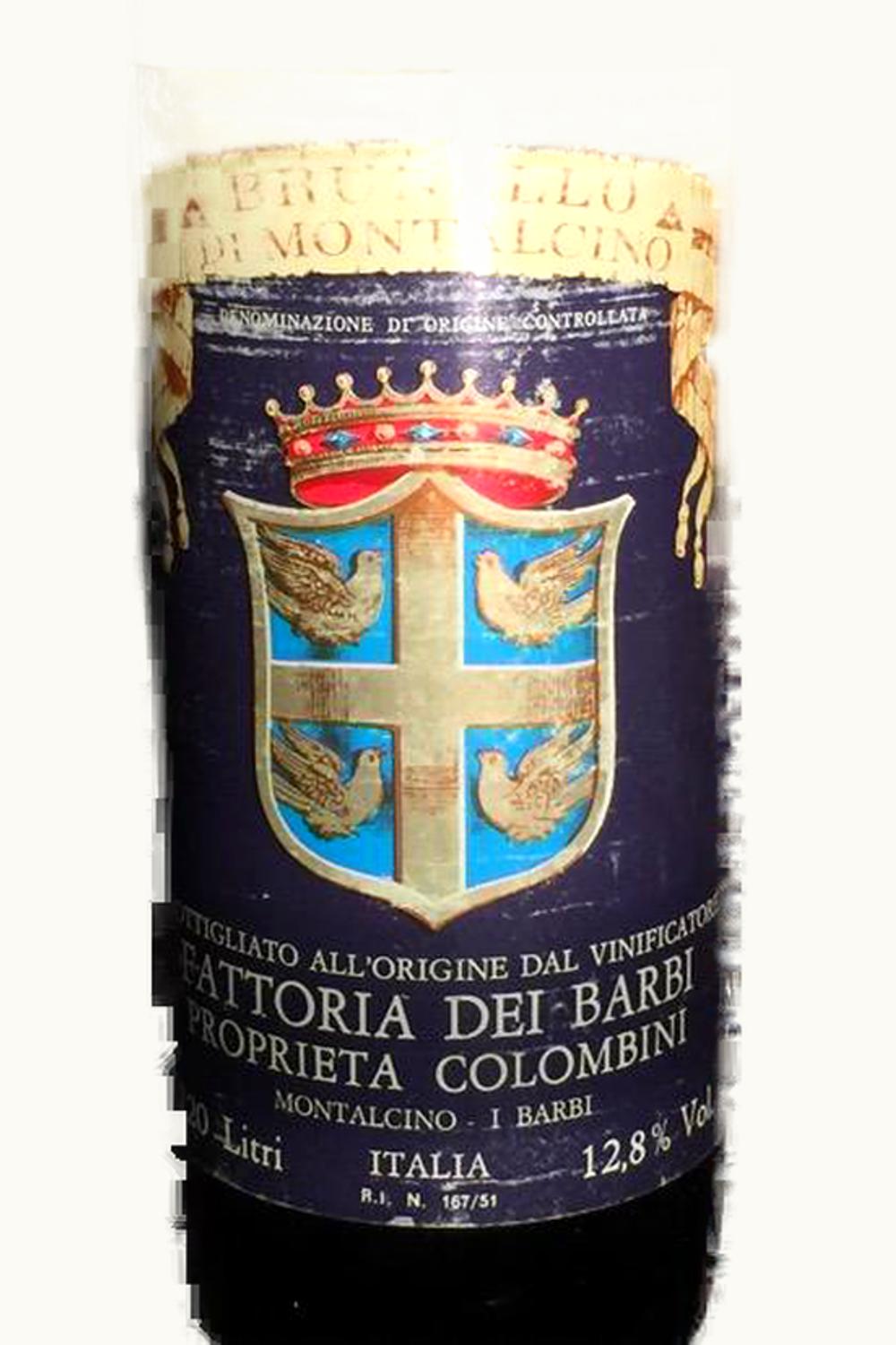 Fattoria dei Barbi RSRV DOCG Brunello di Montalcino, 1974