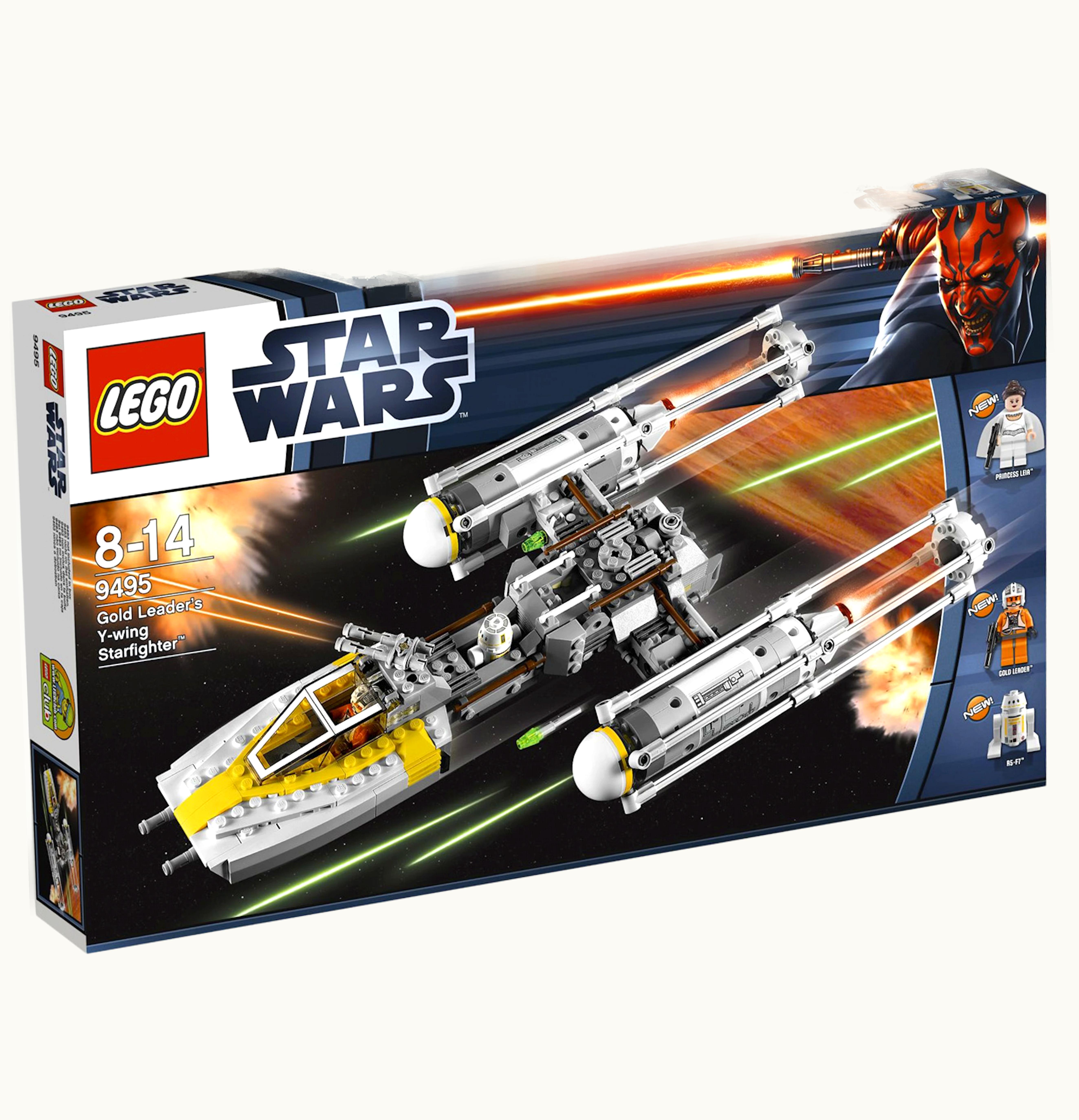 LEGO LEGO Star Wars Gold Leaders Y wing Starfighter Set 9495