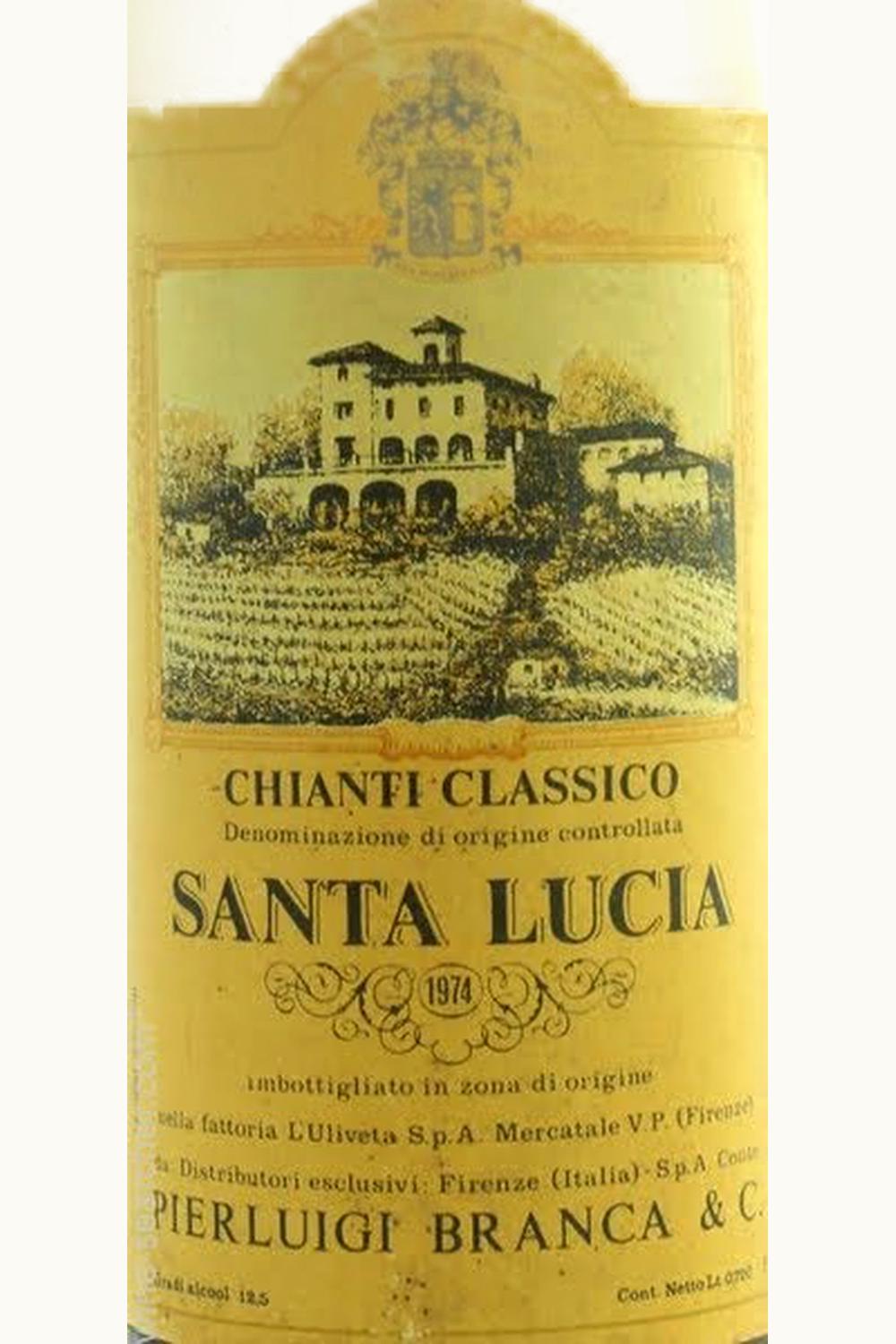 Pierluigi Branca Pierluigi Branca Santa Lucia DOCG Chianti Classico, 1973