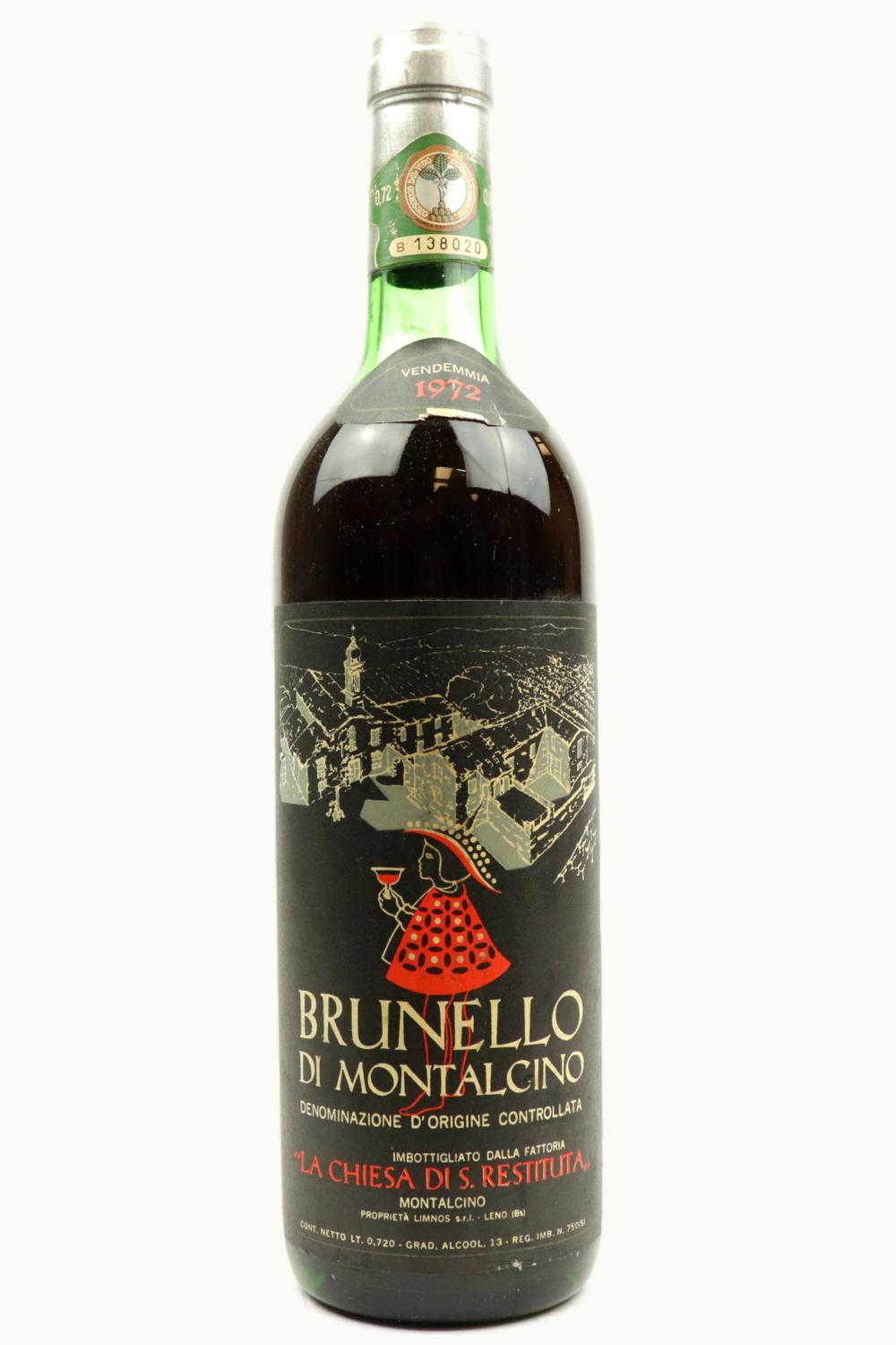 La Chiesa di Santa Restituta La Chiesa di Santa Restituta Brunello Montalcino DOCG, 1971