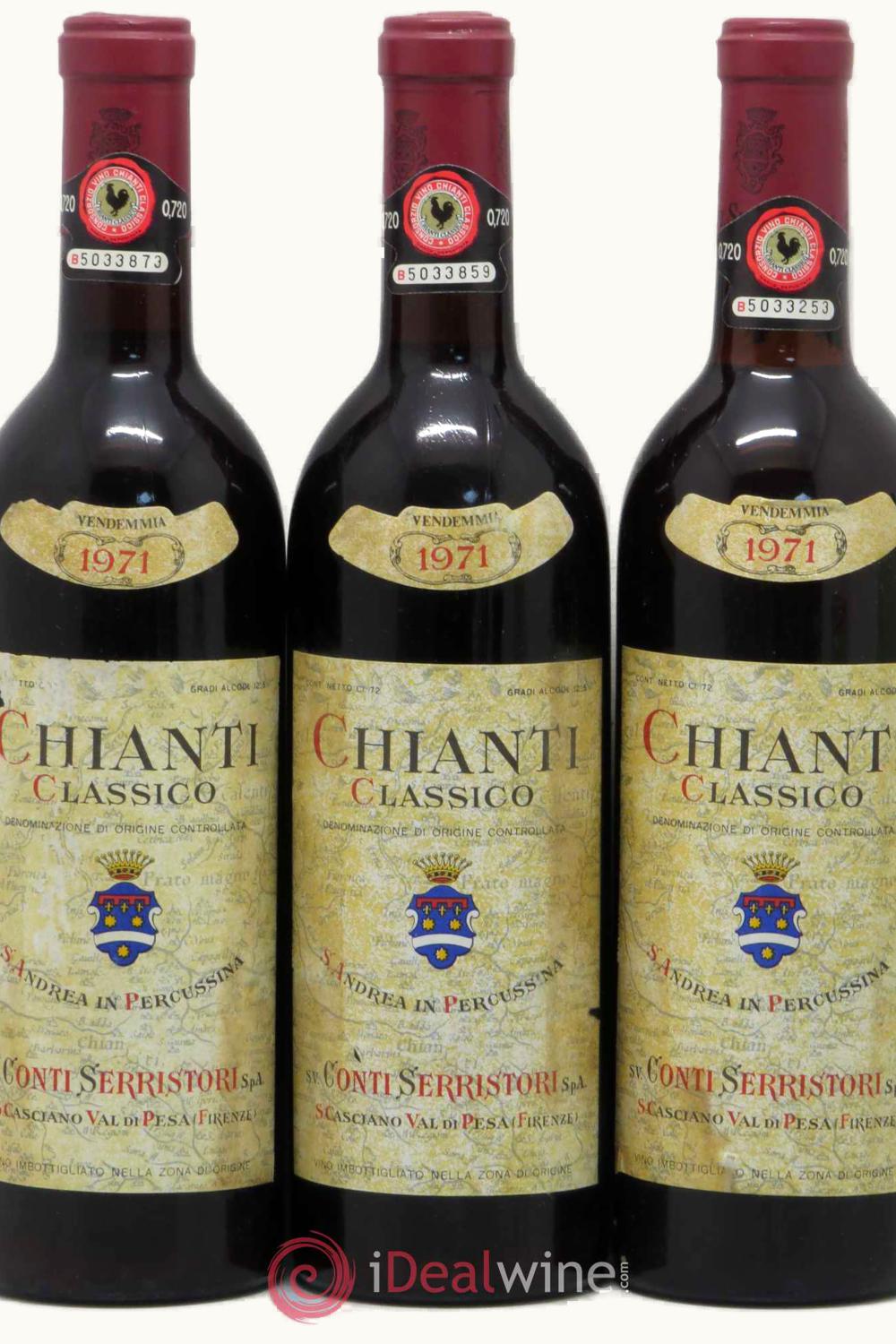 Conti Serristori Conti Serristori RSRV DOCG Chianti Classico, 1971