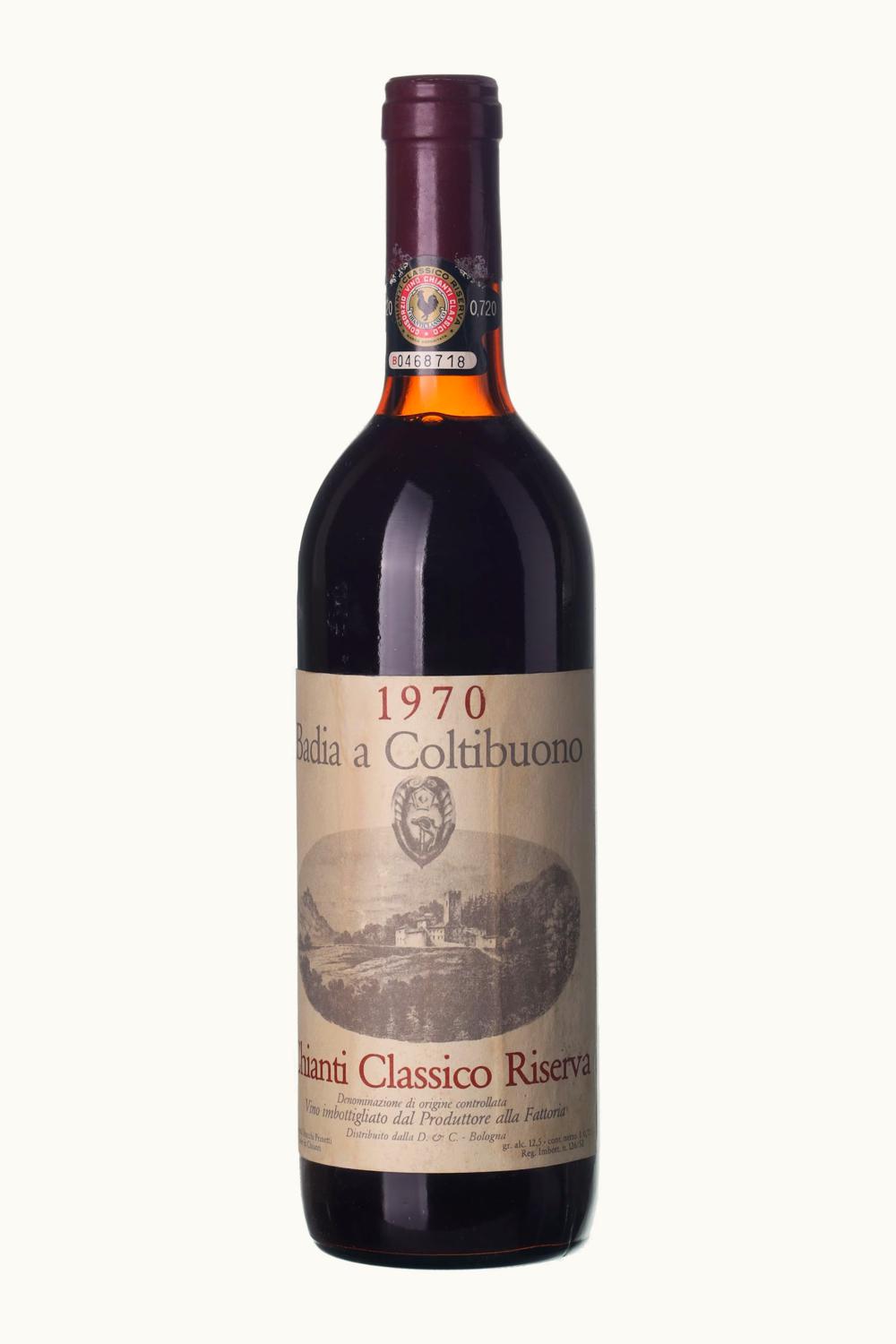 Badia a Coltibuono RSRV DOCG Chianti Classico, 1970