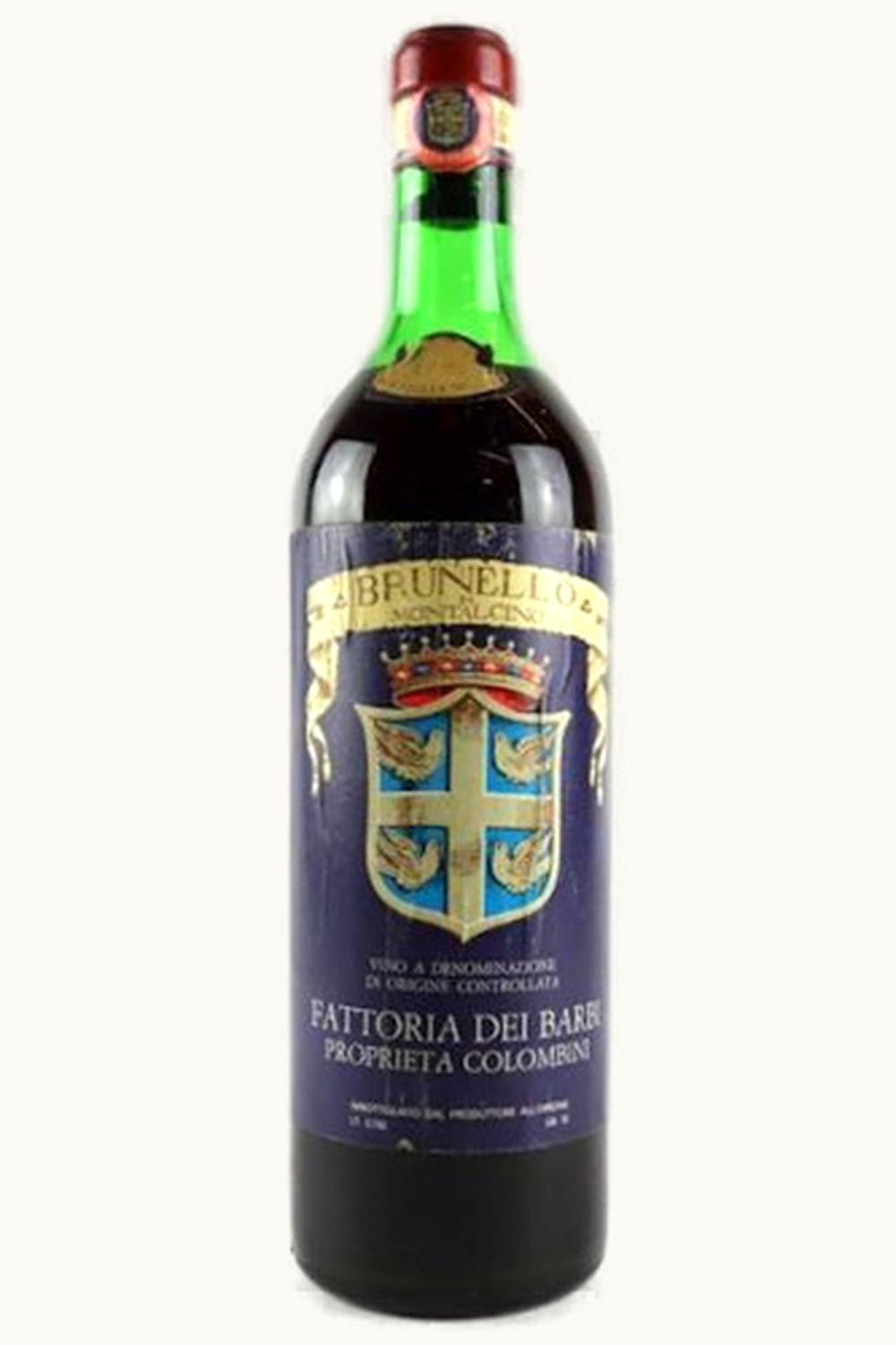 Fattoria dei Barbi VIgna Podernovo DOCG Brunello di Montalcino, 1970