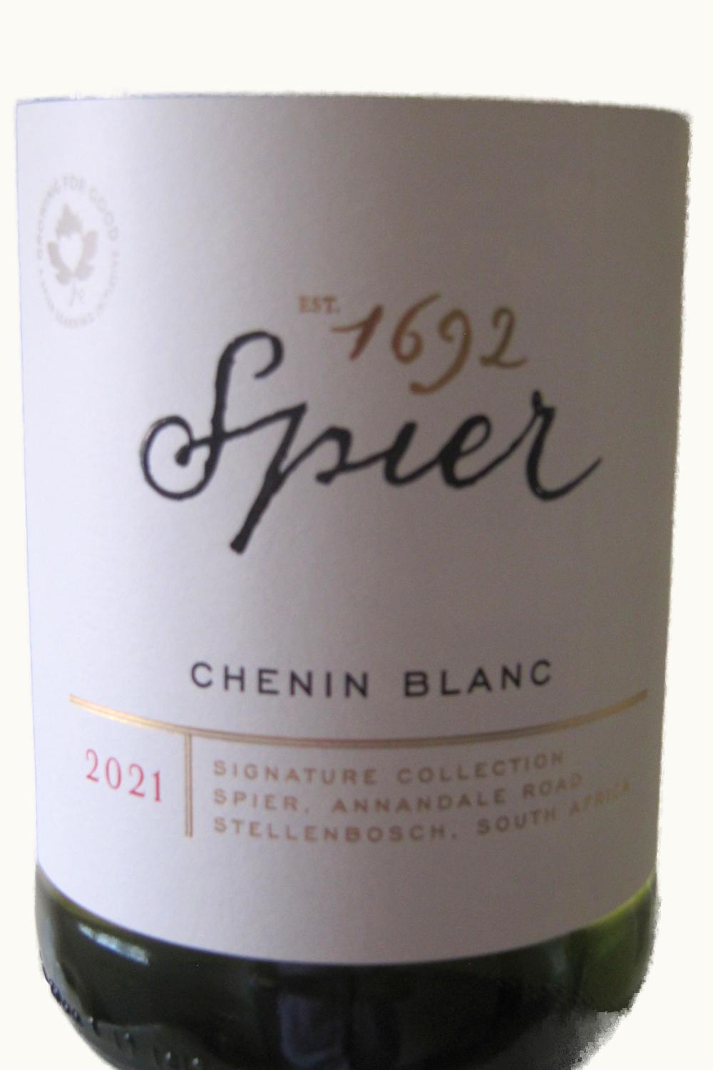 Spier Spier Signature Chenin Blanc, 2021