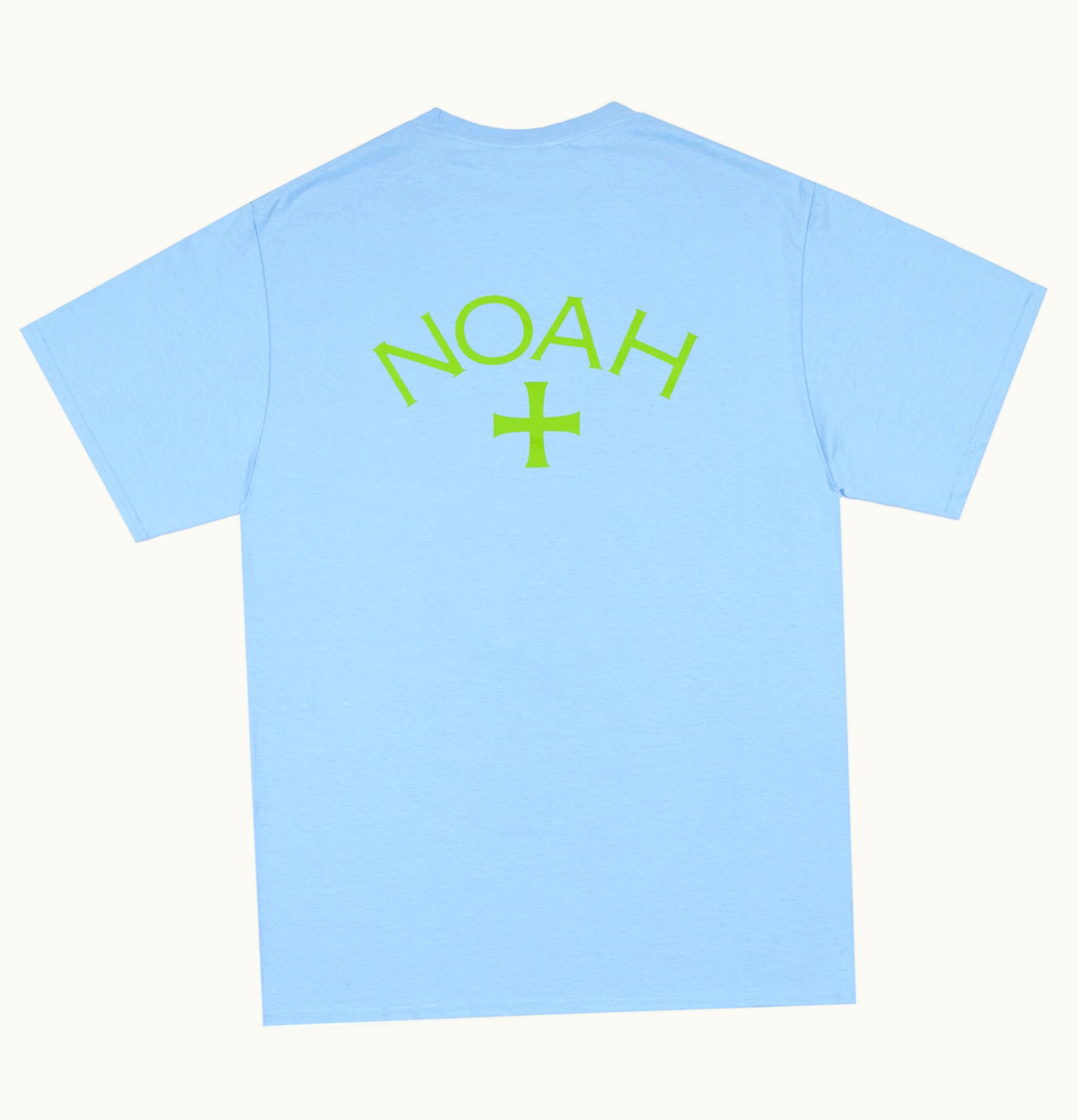 NOAH Noah Summer Core Logo T Shirt Light Blue