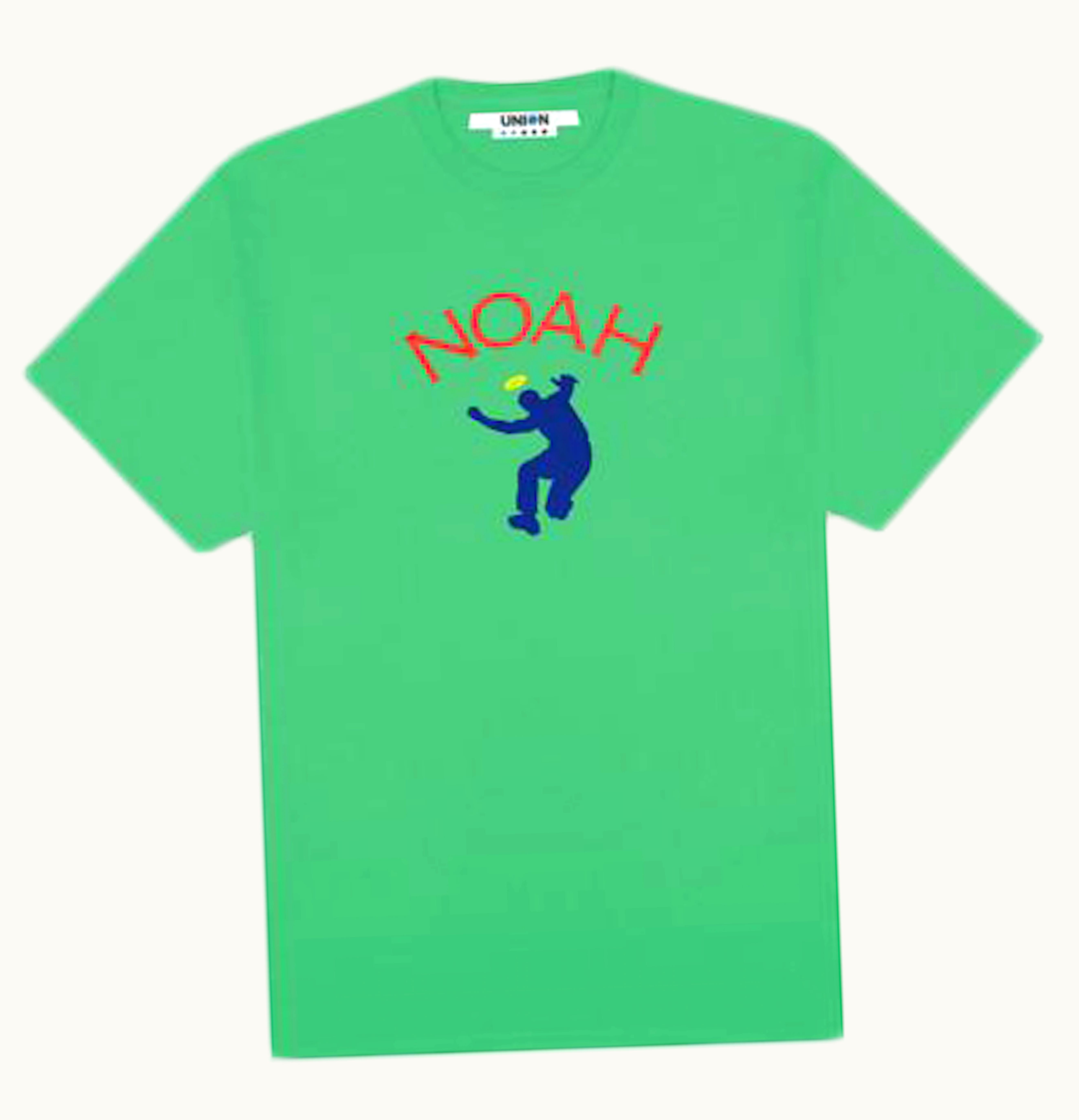 NOAH Noah x Union Small Logo Lockup Tee Pine