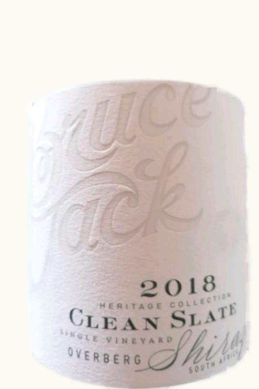 Bruce Jack Clean Slate Single SRA, 2018