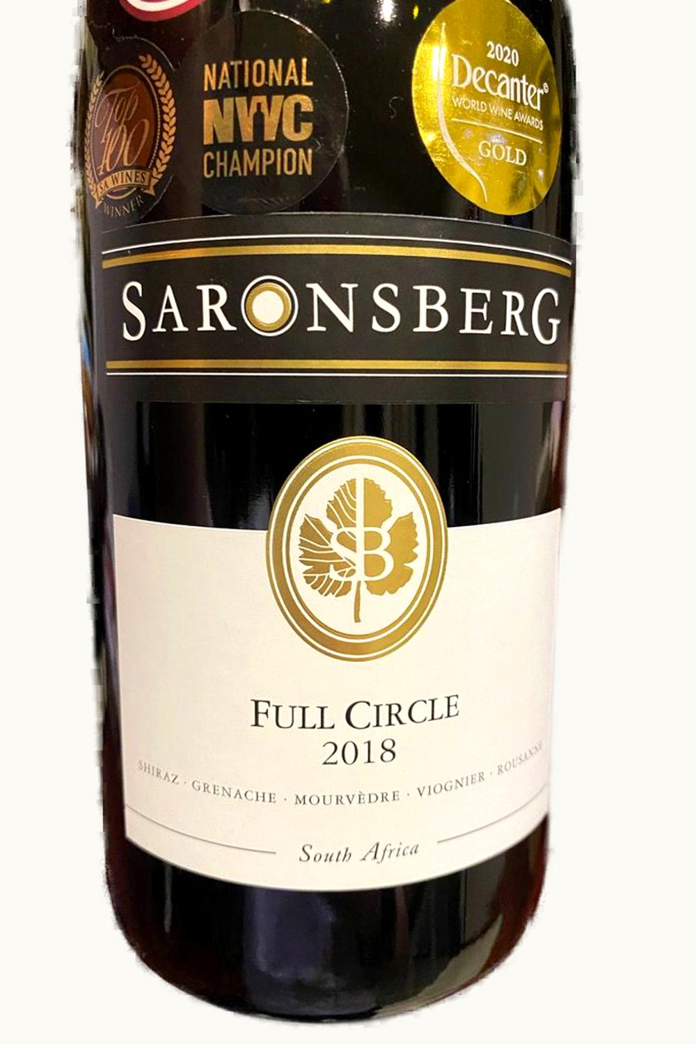Saronsberg Full Circle Tulbagh Coastal Western Cape, 2018
