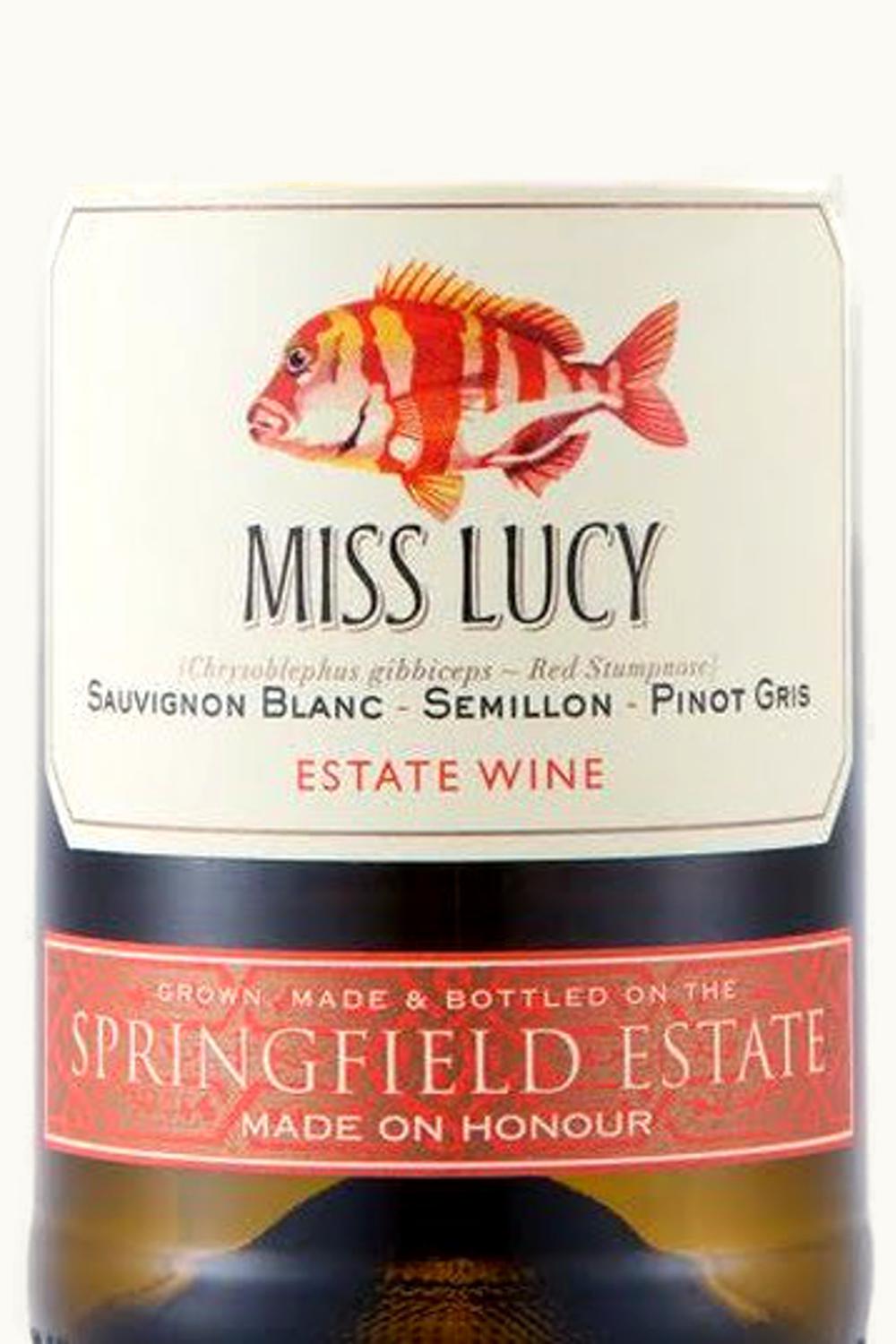 Springfield Estate Miss Lucy White Robertson Breede River Valley Western Cape, 2018