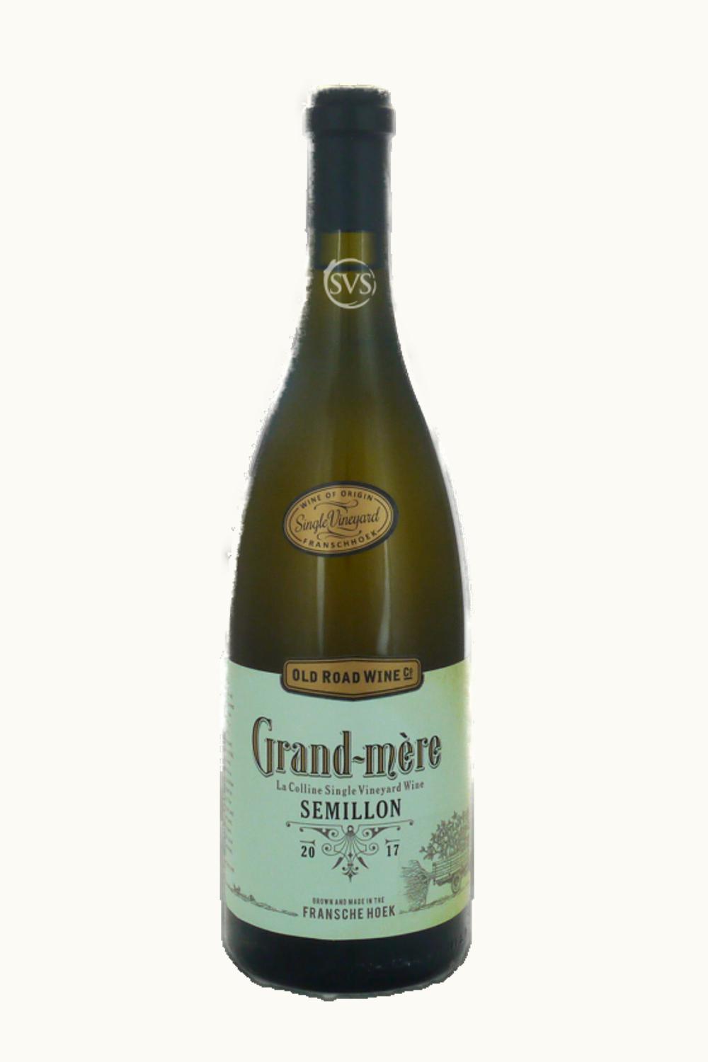 Old Rd Co Old Rd Co Grand Mère Single Semillon, 2017