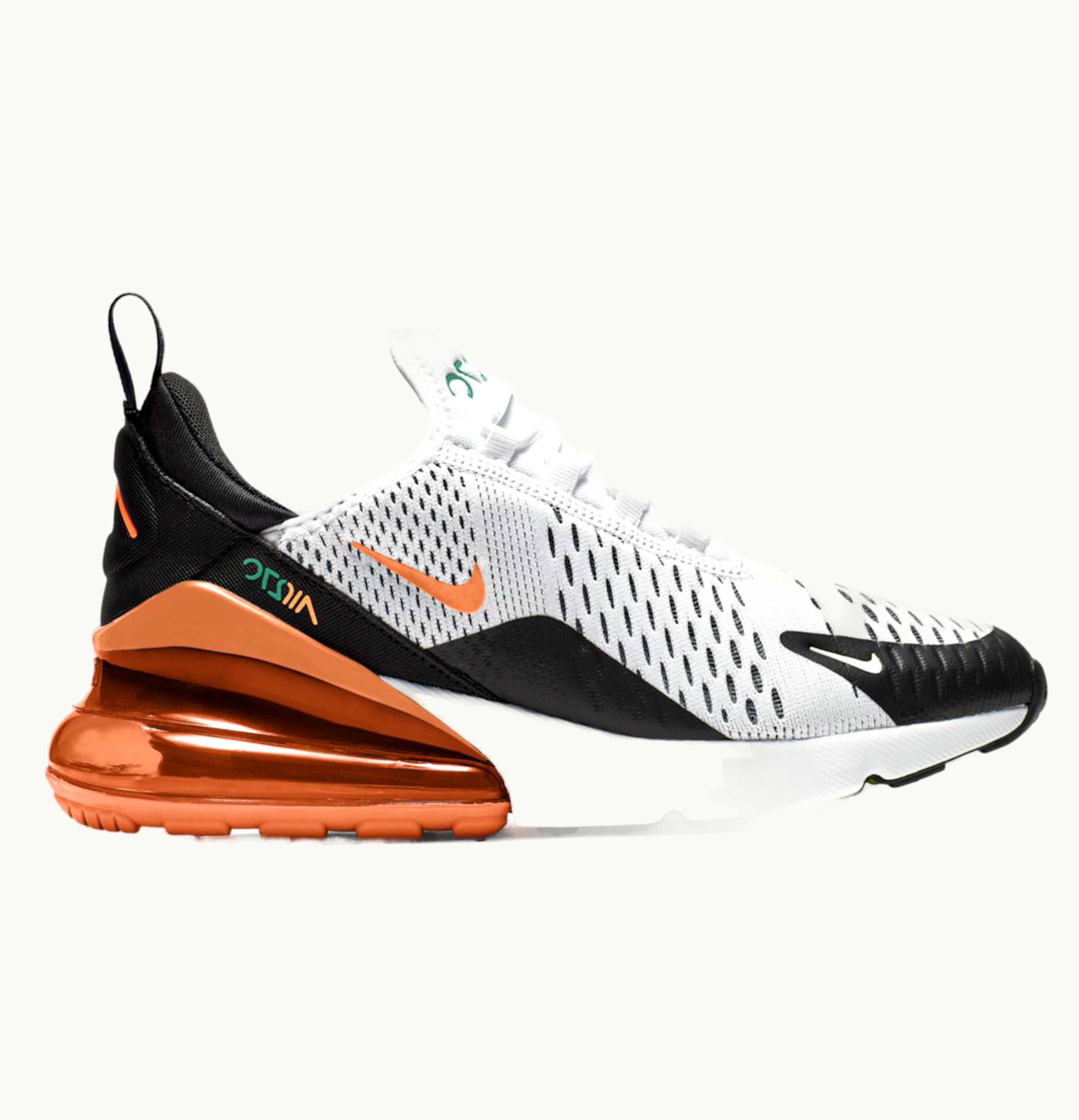 Nike Nike Air Max 270 White Turf Orange GS
