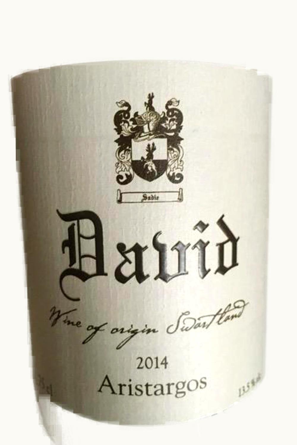 David & Nadia David & Nadia Aristargos Swartland Coastal, 2015