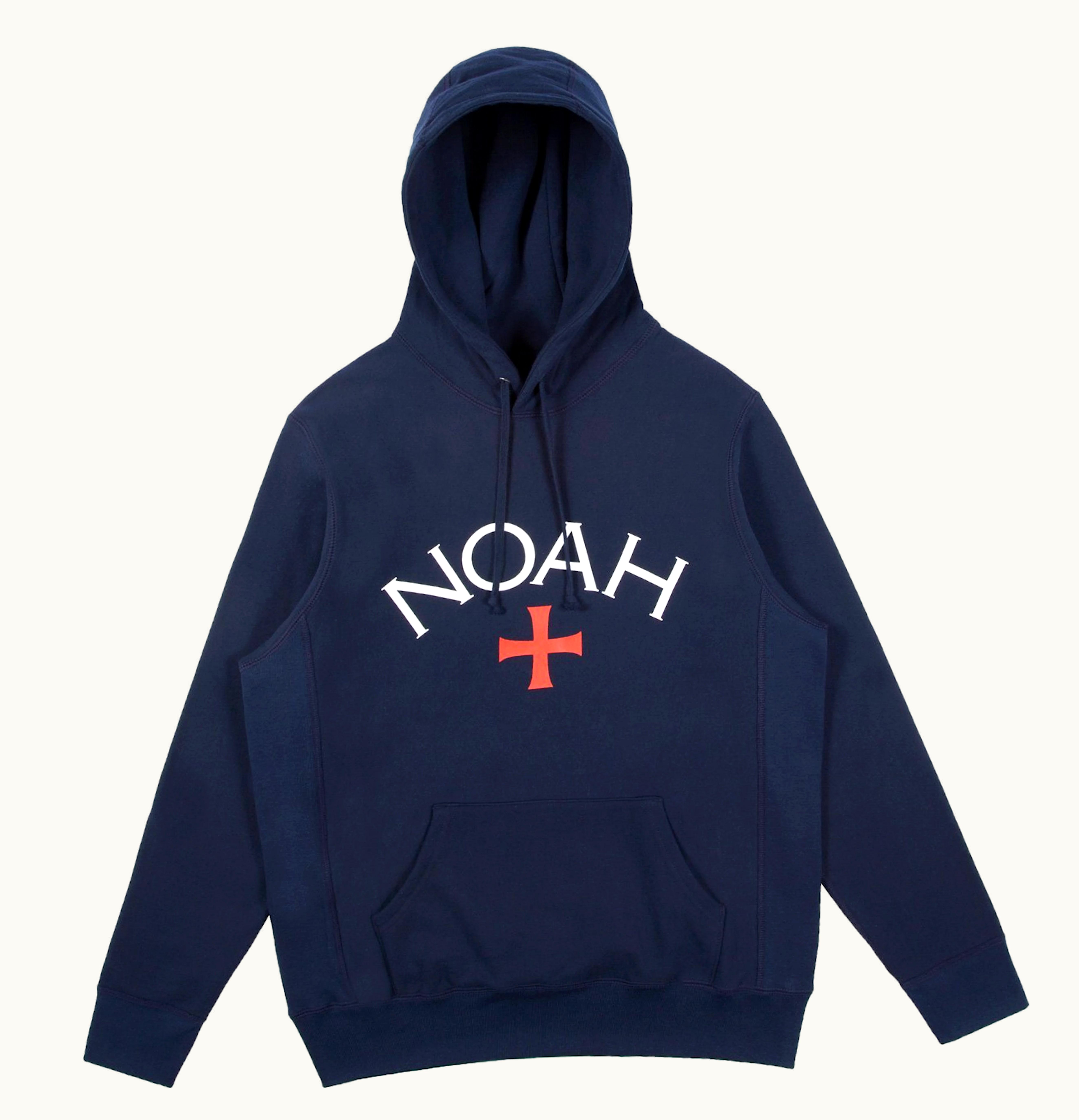 NOAH Noah Core Logo Hoodie Navy