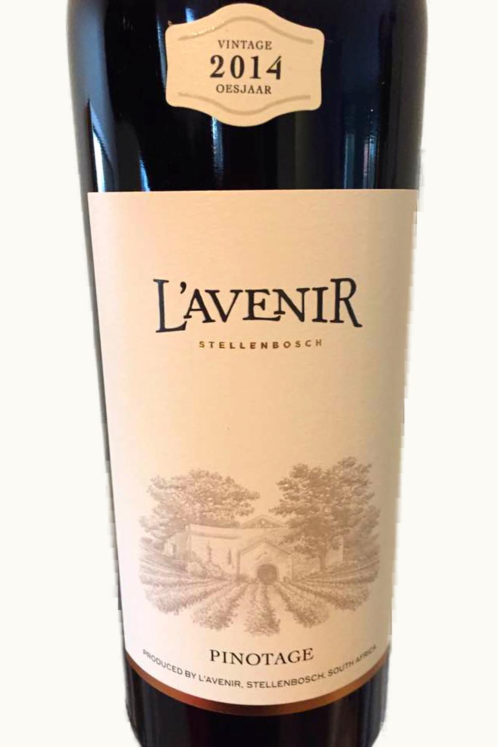 L'Avenir L'Avenir Single Block Pinotage, 2014