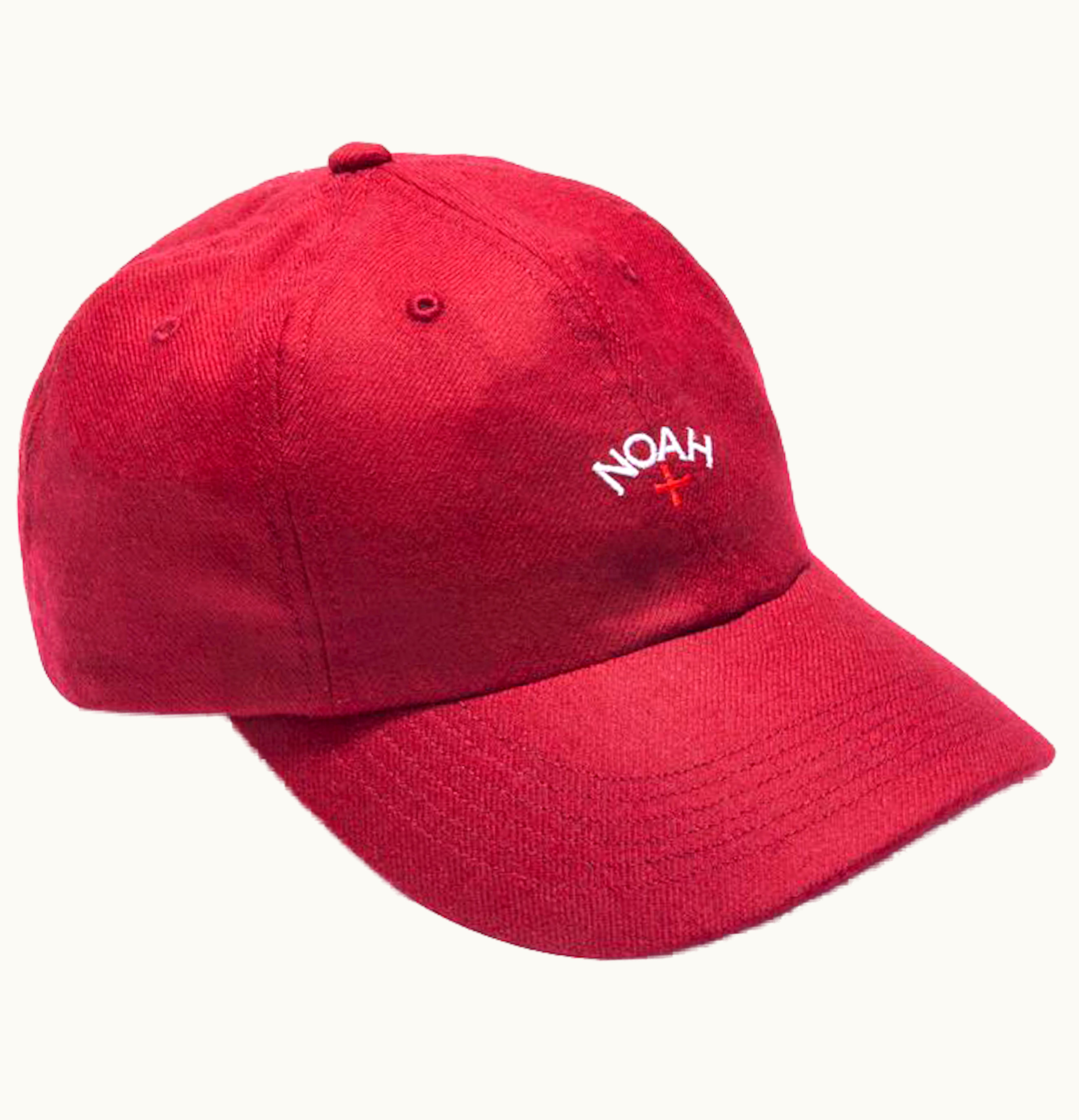 NOAH Noah Wool Core Logo 6 Panel Red