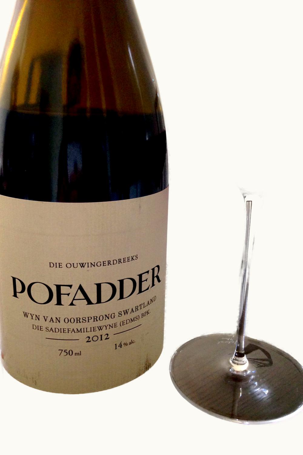 The Sadie Family Die Ouwingerdreeks Pofadder, 2012