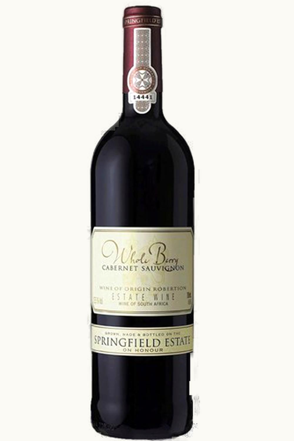 Springfield Estate Whole Berry Cabernet Sauvignon, 2012