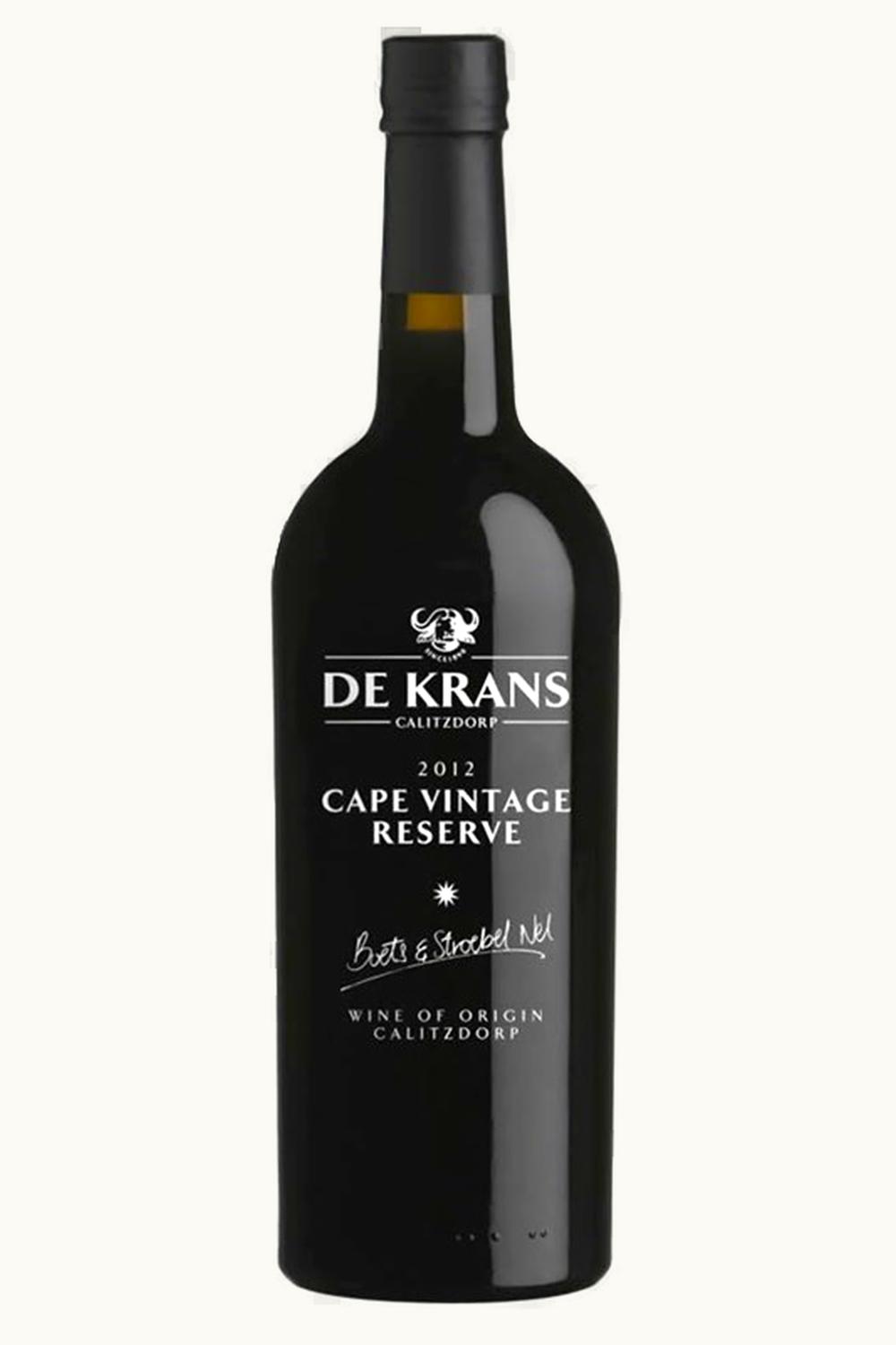De Krans Cape Vintage Reserve, 2012